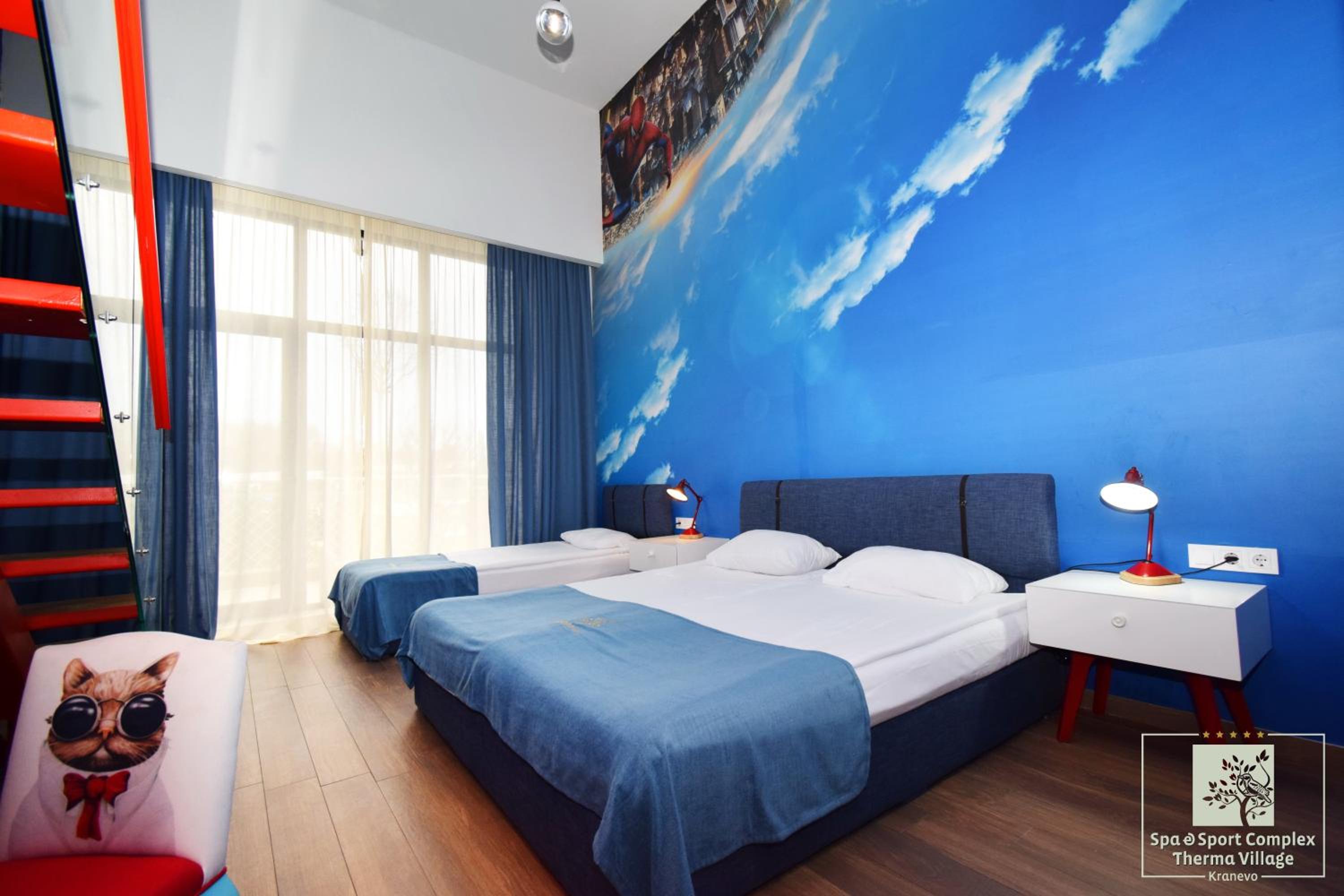 Family, Single Bed, Two Story