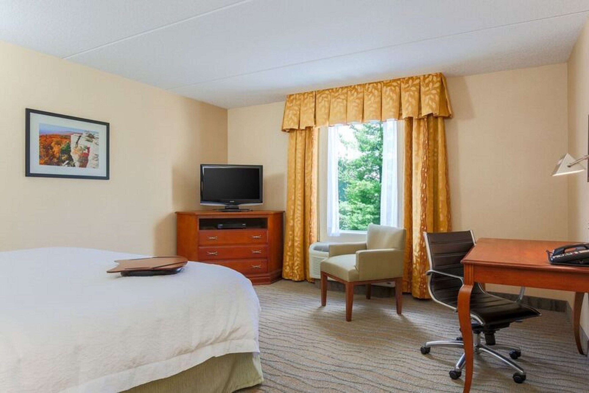 غرفة قياسية بسرير كينج، Hampton Inn & Suites Poughkeepsie 4/9