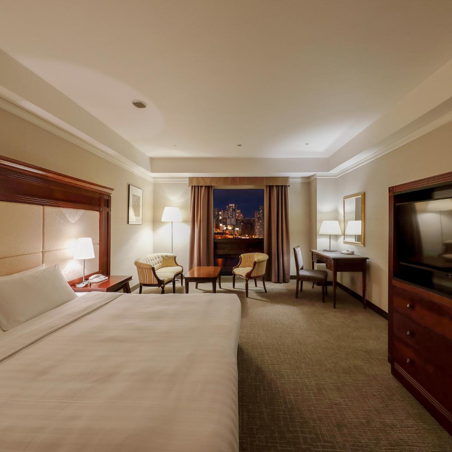 غرفة ديلوكس بسرير مزدوج للمدخنين، Premier Hotel Tsubaki Sapporo Ex Premier Hotel Tsubaki Sapporo 5/8