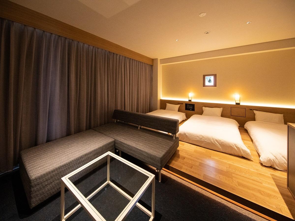 Semi Room, Deluxe, Triple, 3 Semi Double Beds