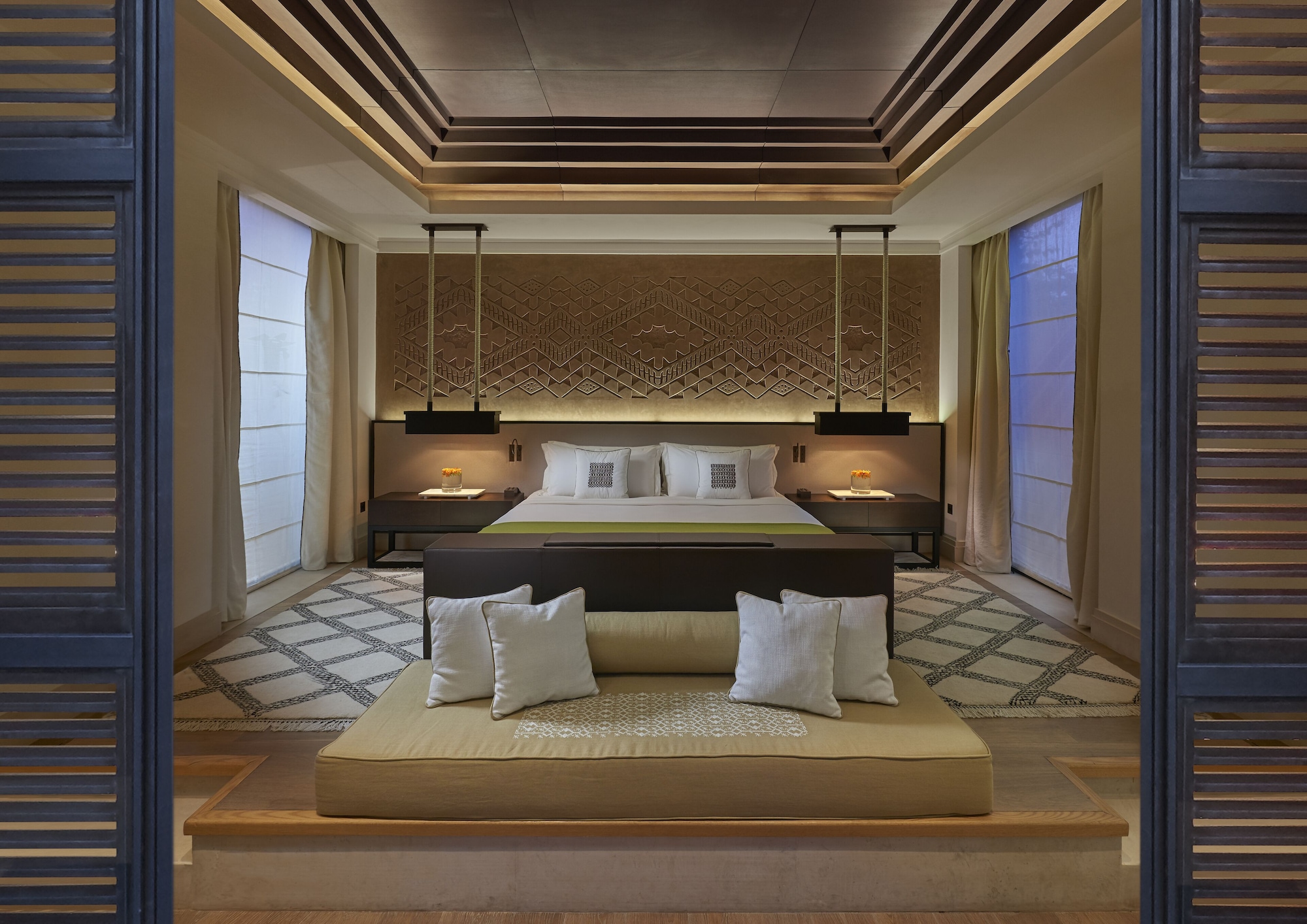 Pool, Mandarin, Villa, King Bed