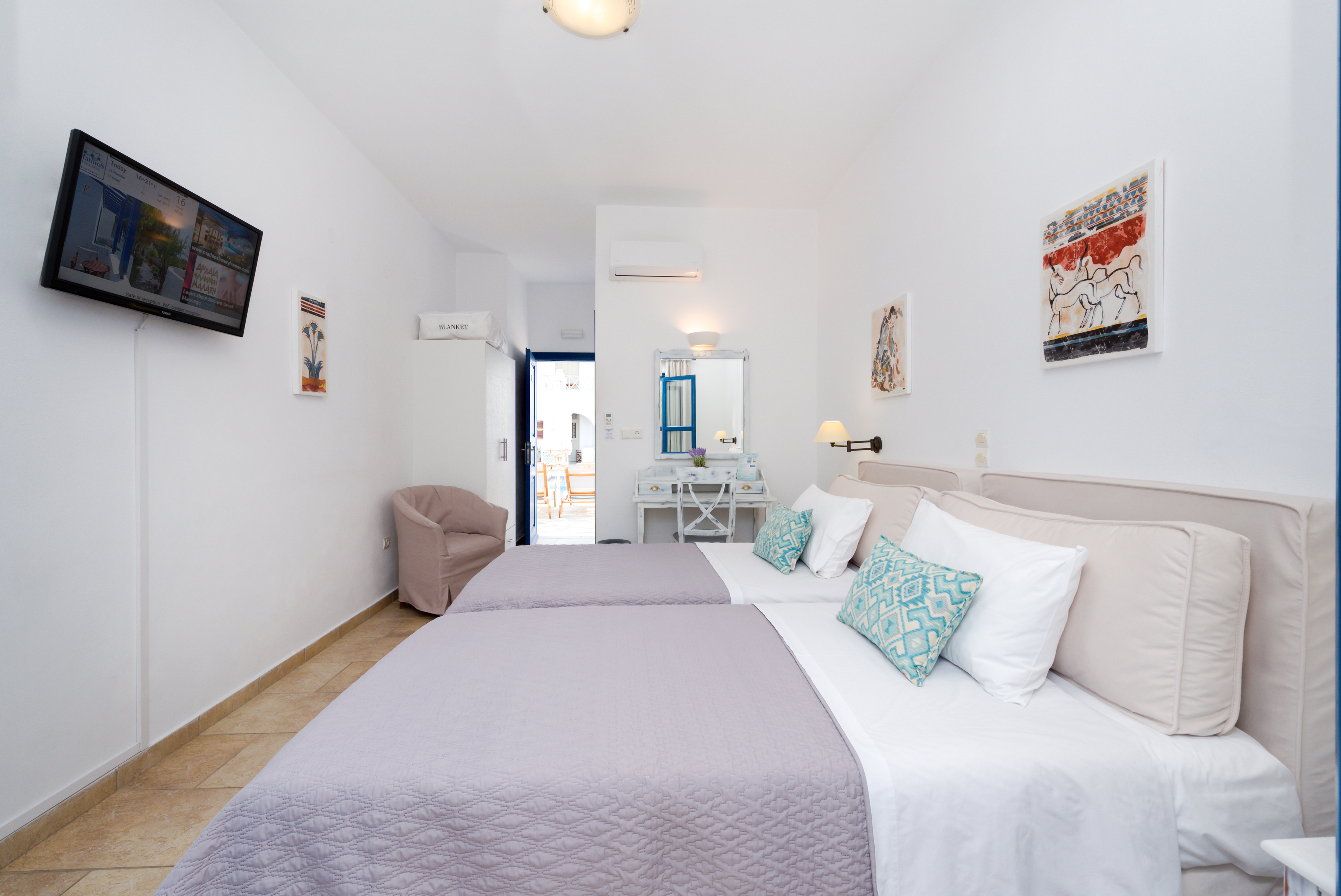 غرفة سوبيريور بسرير مزدوج أو سريرين منفصلين، Mathios Village 5/10