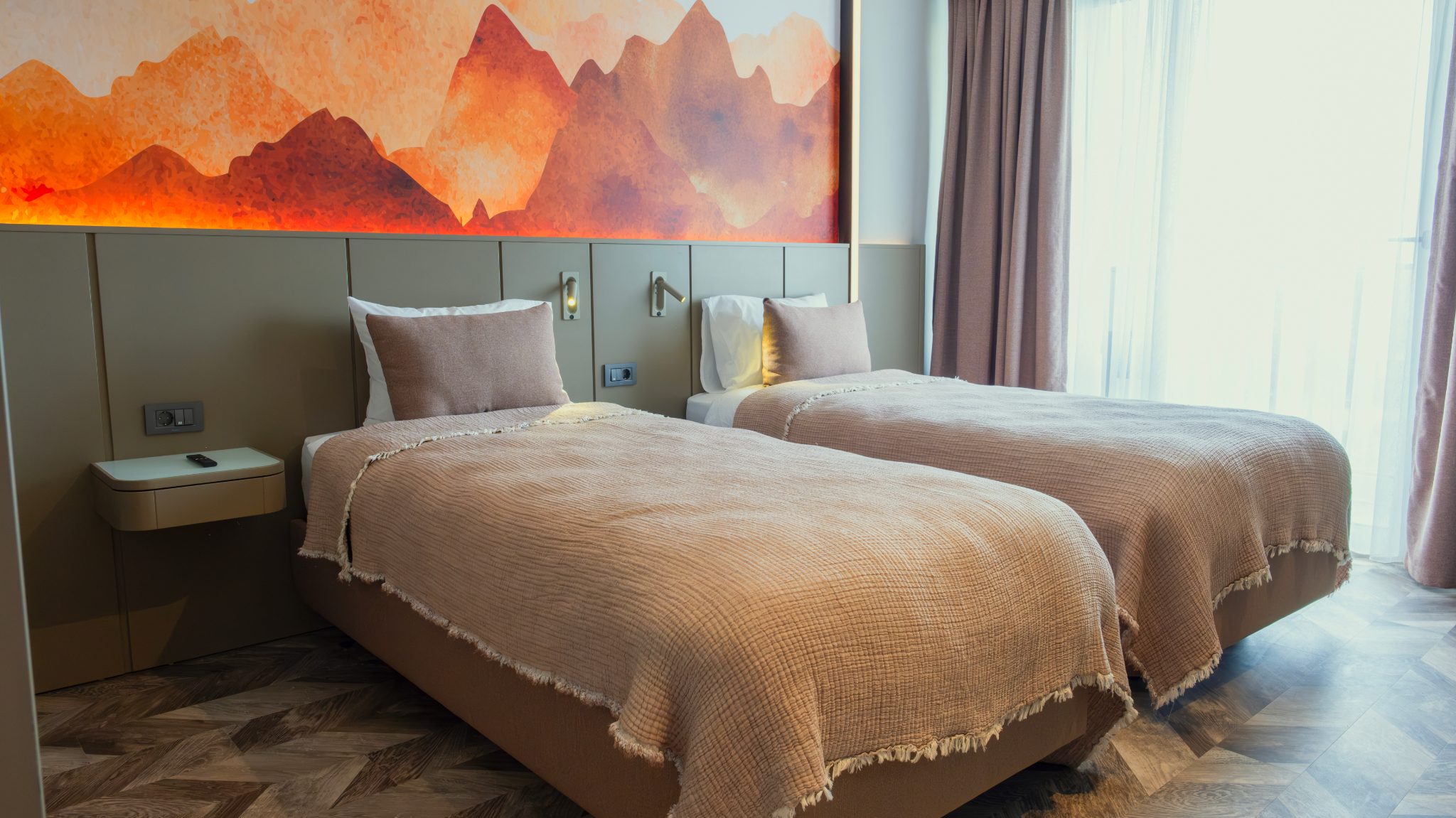 Room, Double Bed, Lateral Side Sea View