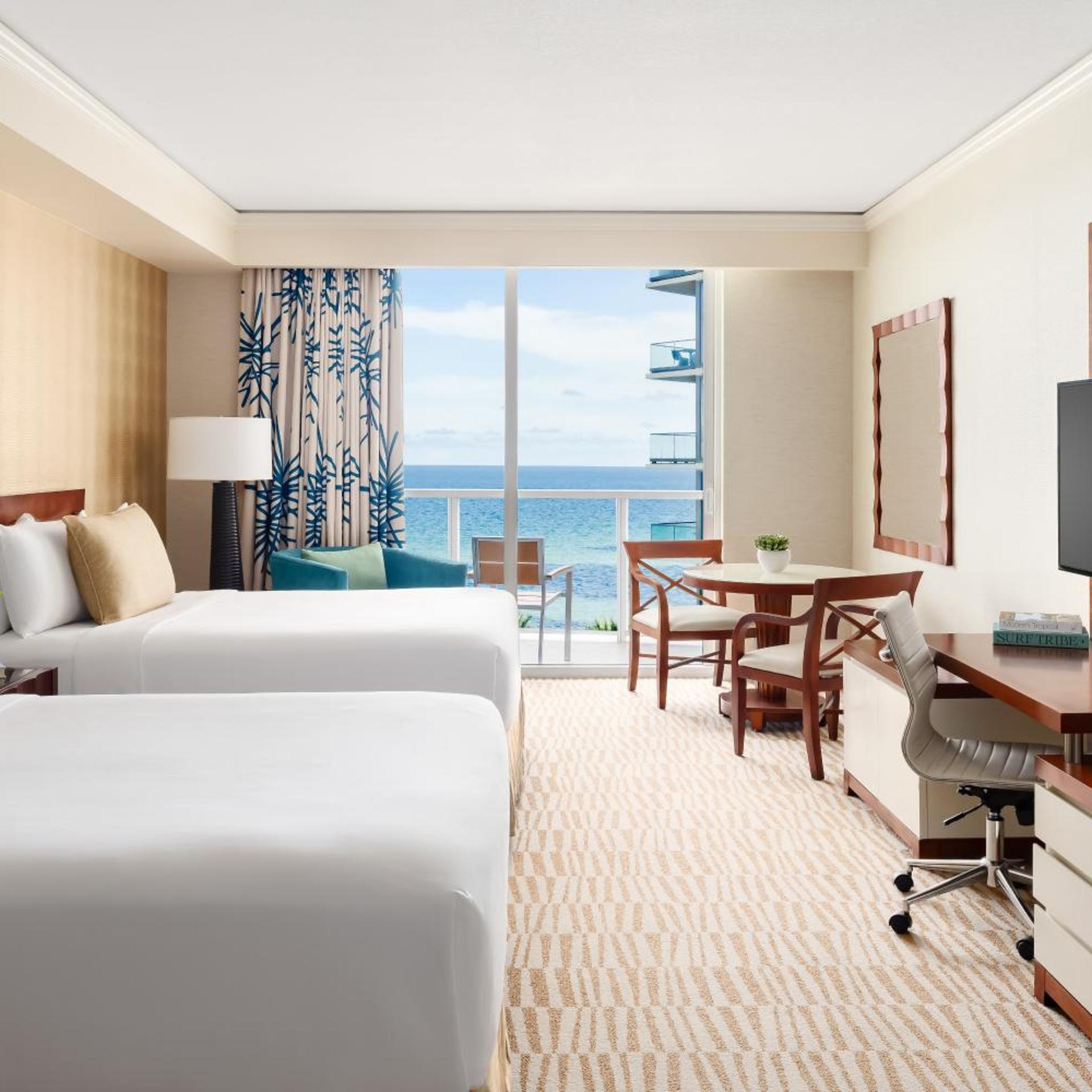 Deluxe, 2 Queen Beds, Ocean View