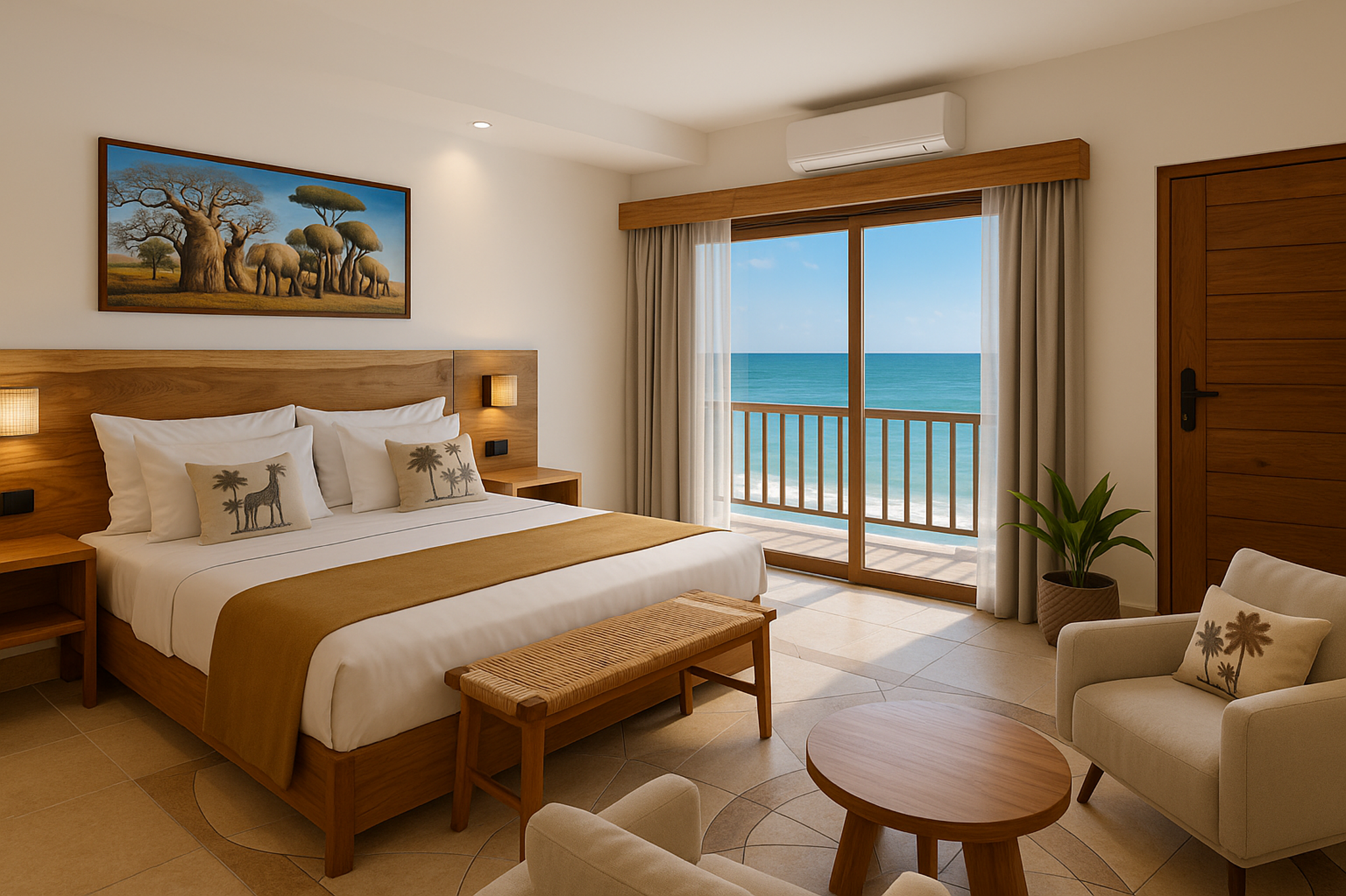 Deluxe, Double Bed, Ocean Front