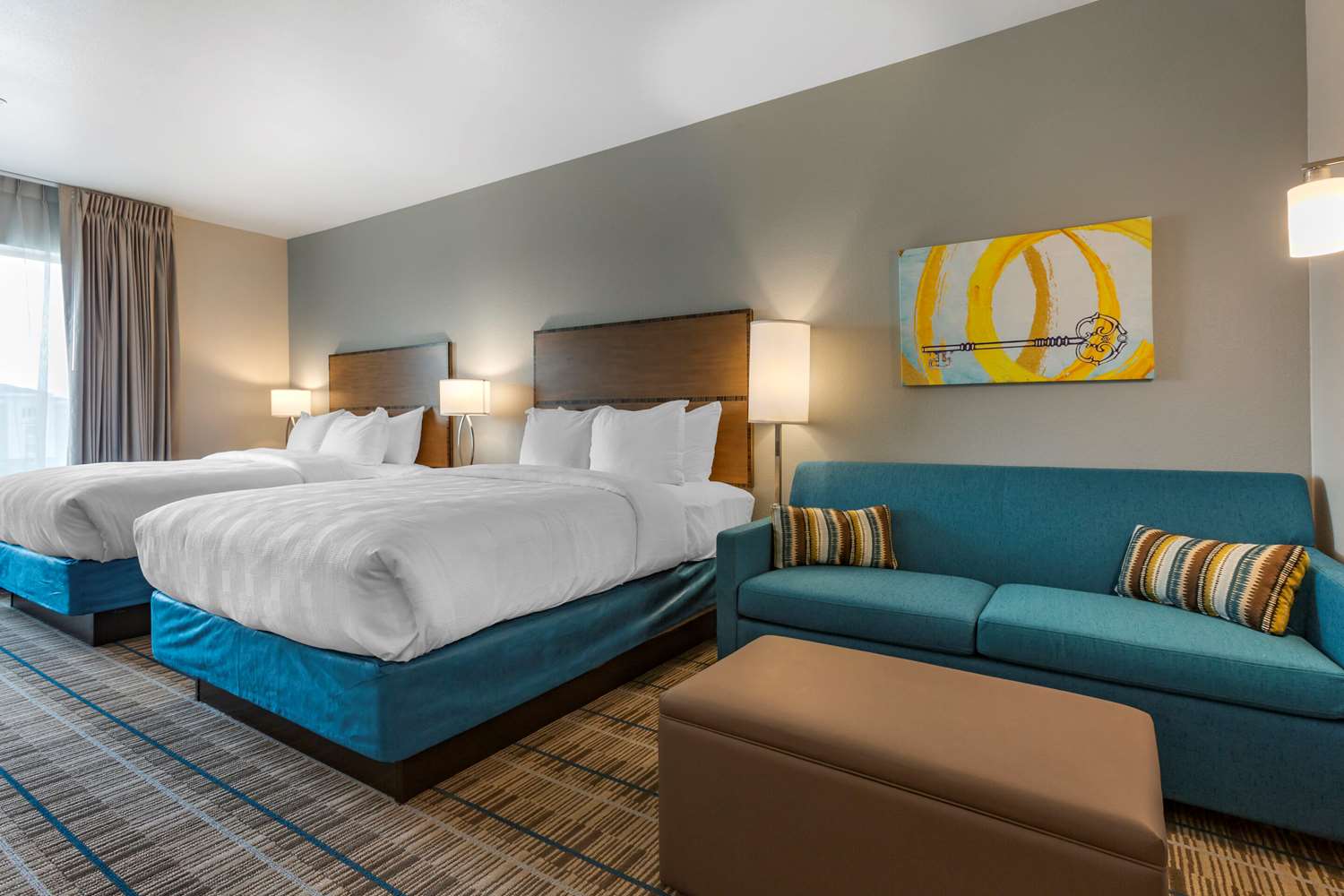 Efficiency, Suite, 2 Queen Beds