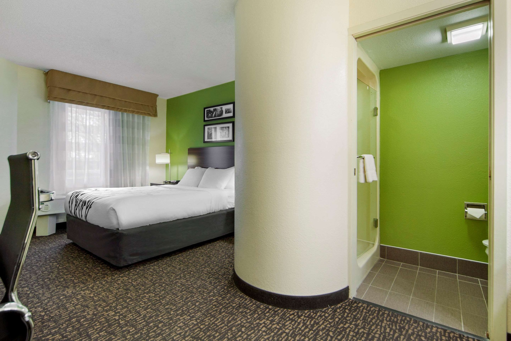 غرفة قياسية بسريرين كوين، Sleep Inn & Suites Omaha Airport 4/4