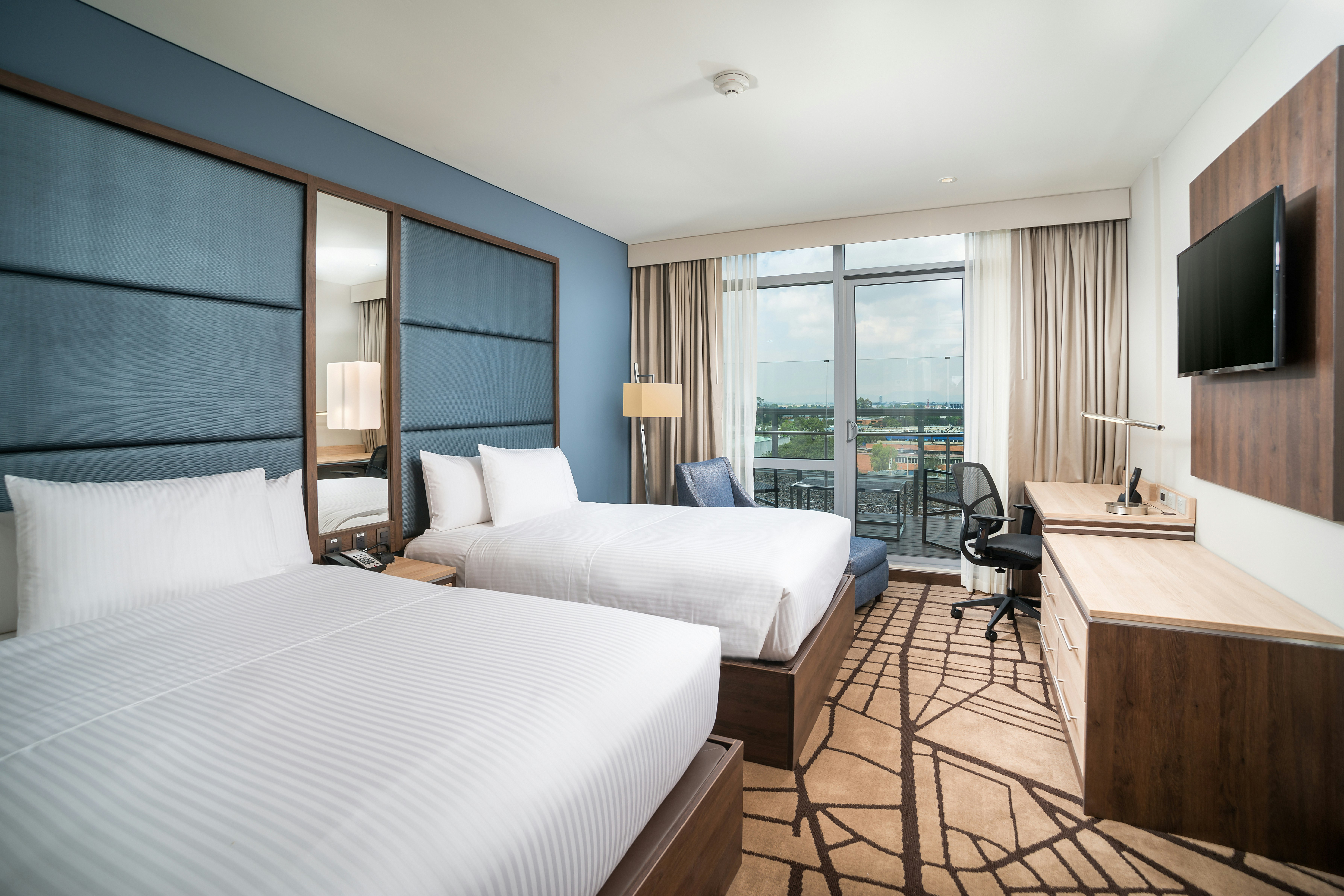 Room, 2 Double Beds, Balcony