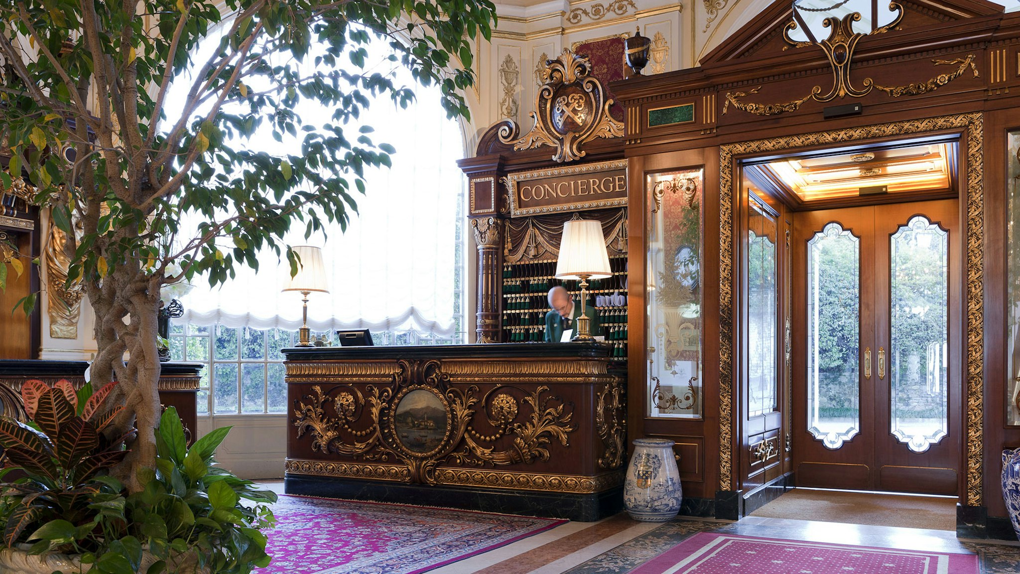 Lobby at Grand Hotel Des Iles Borromees and Spa, STRESA