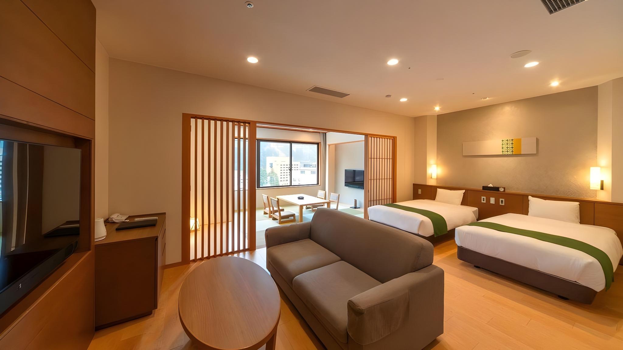 Japanese Western, Asuka, Deluxe, Single Bed, Town View, Annex