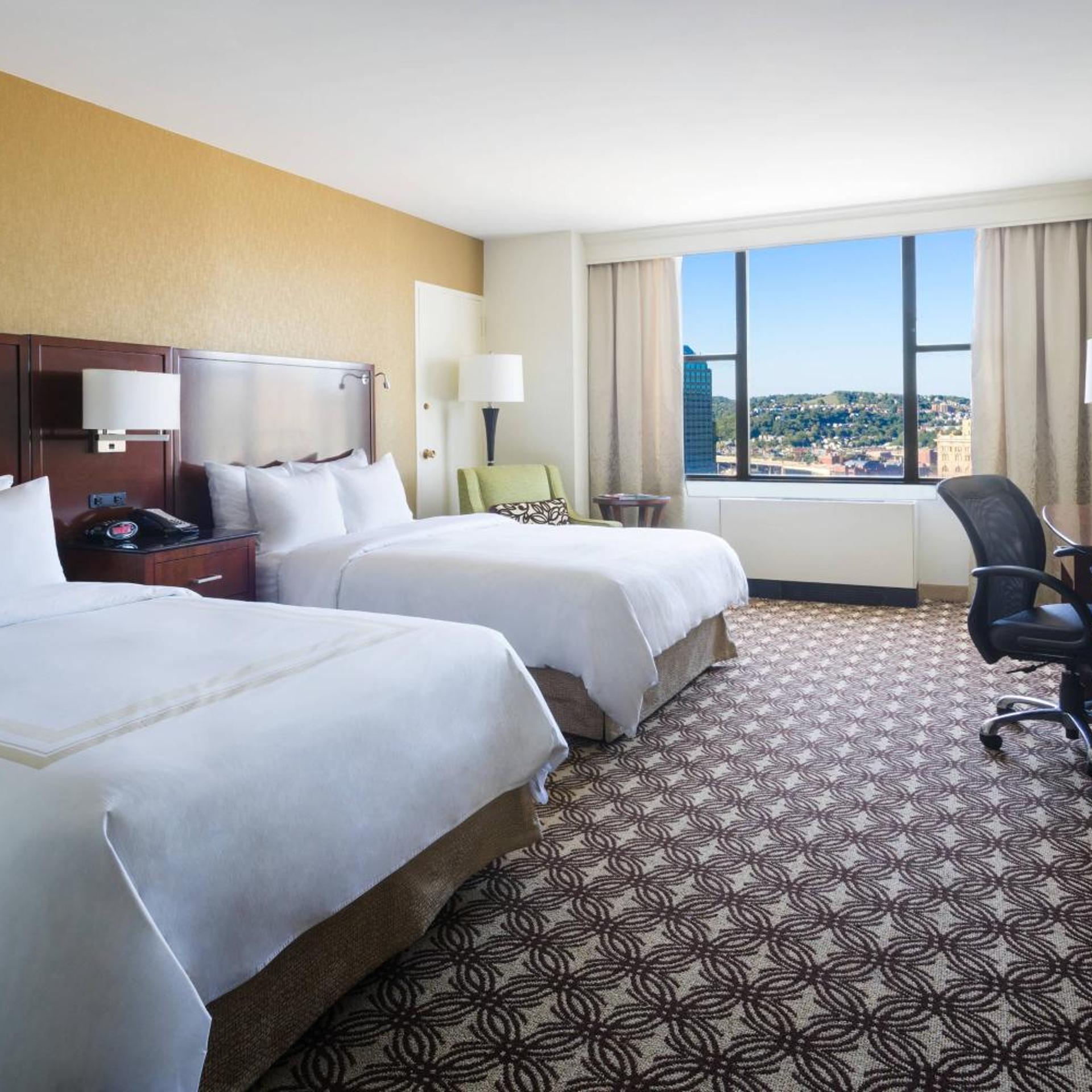 Room, 2 Double Beds, High Floor