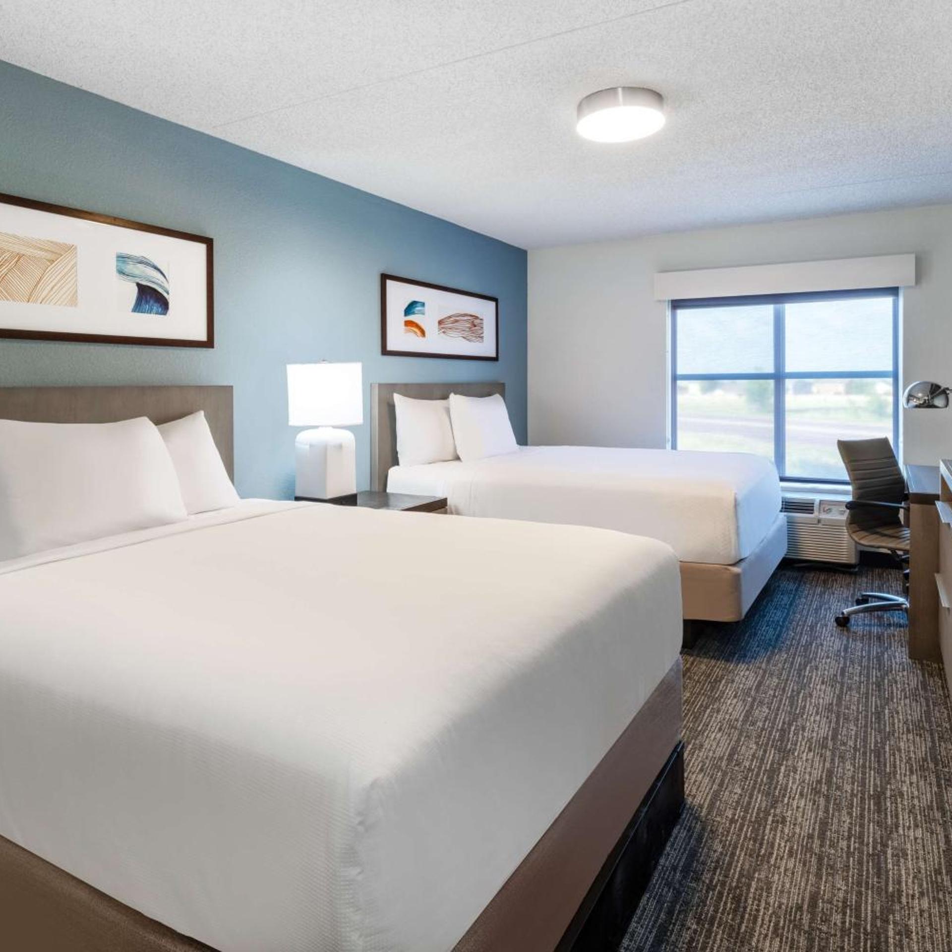 جناح بسريرين كوين بغرفة نوم واحدة بمطبخ لذوي الإعاقة، Hyatt House Colorado Springs Airport 2/8
