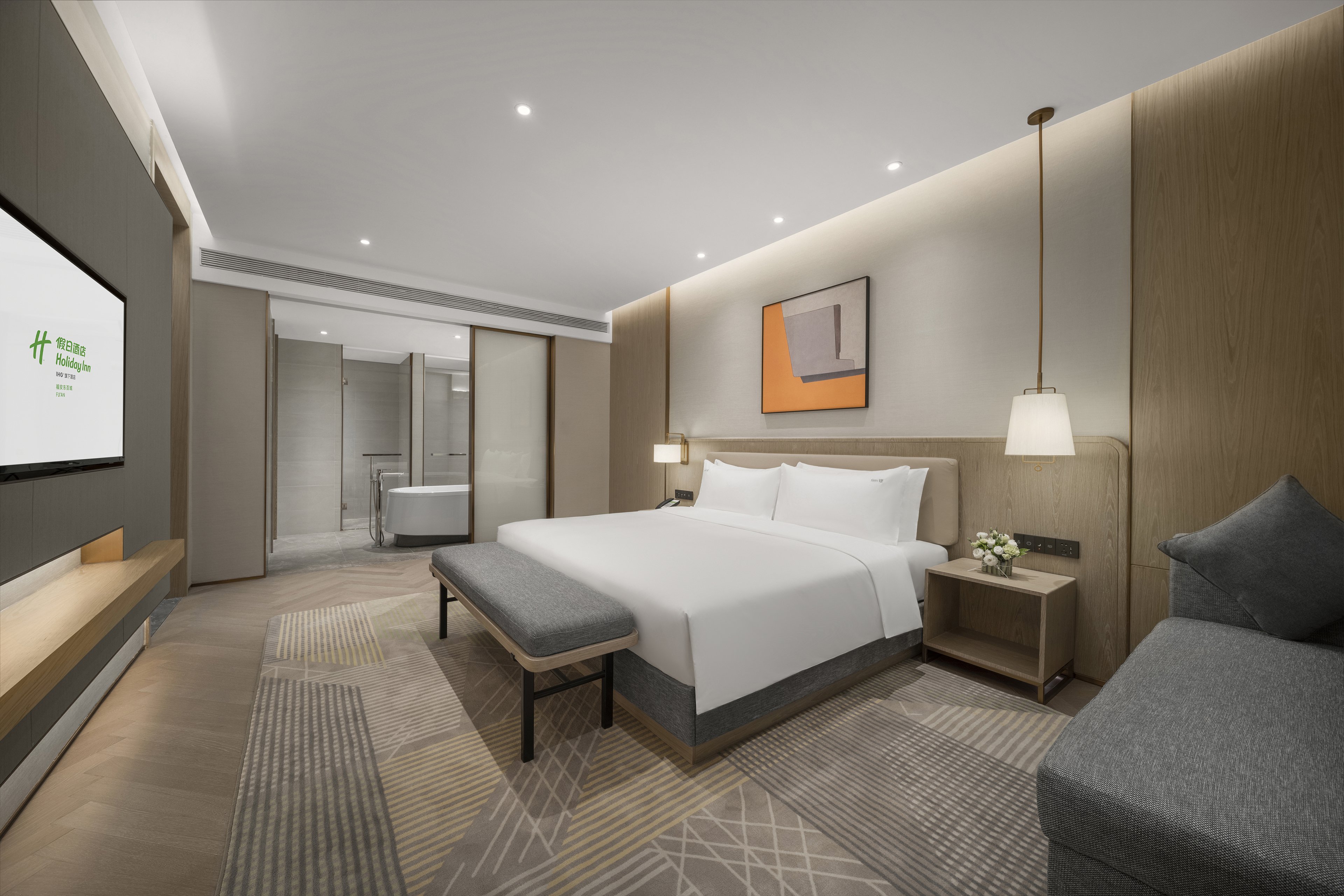 1 Bedroom, King Bed, Living Area