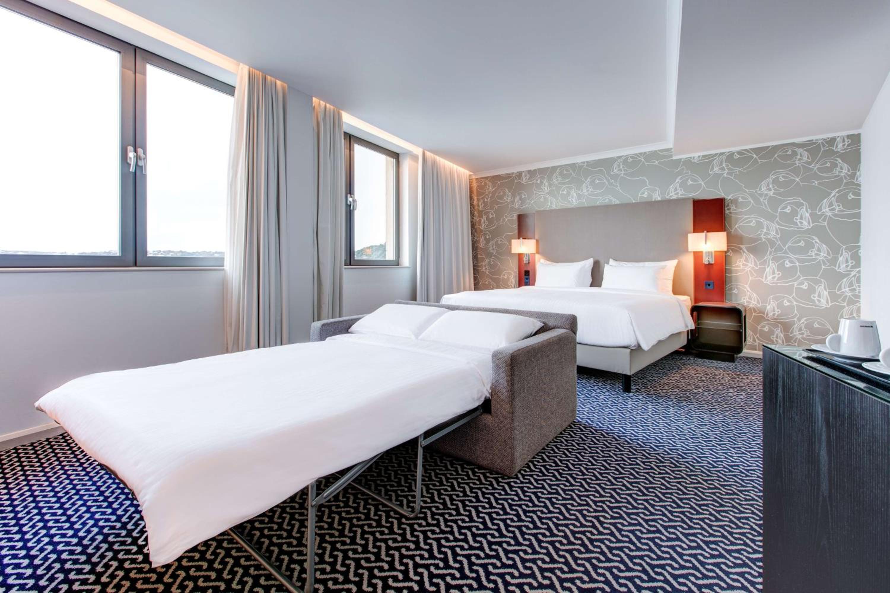 غرفة عائلية بإطلالة على البحر، Radisson Blu Waterfront Hotel, Jersey 5/6