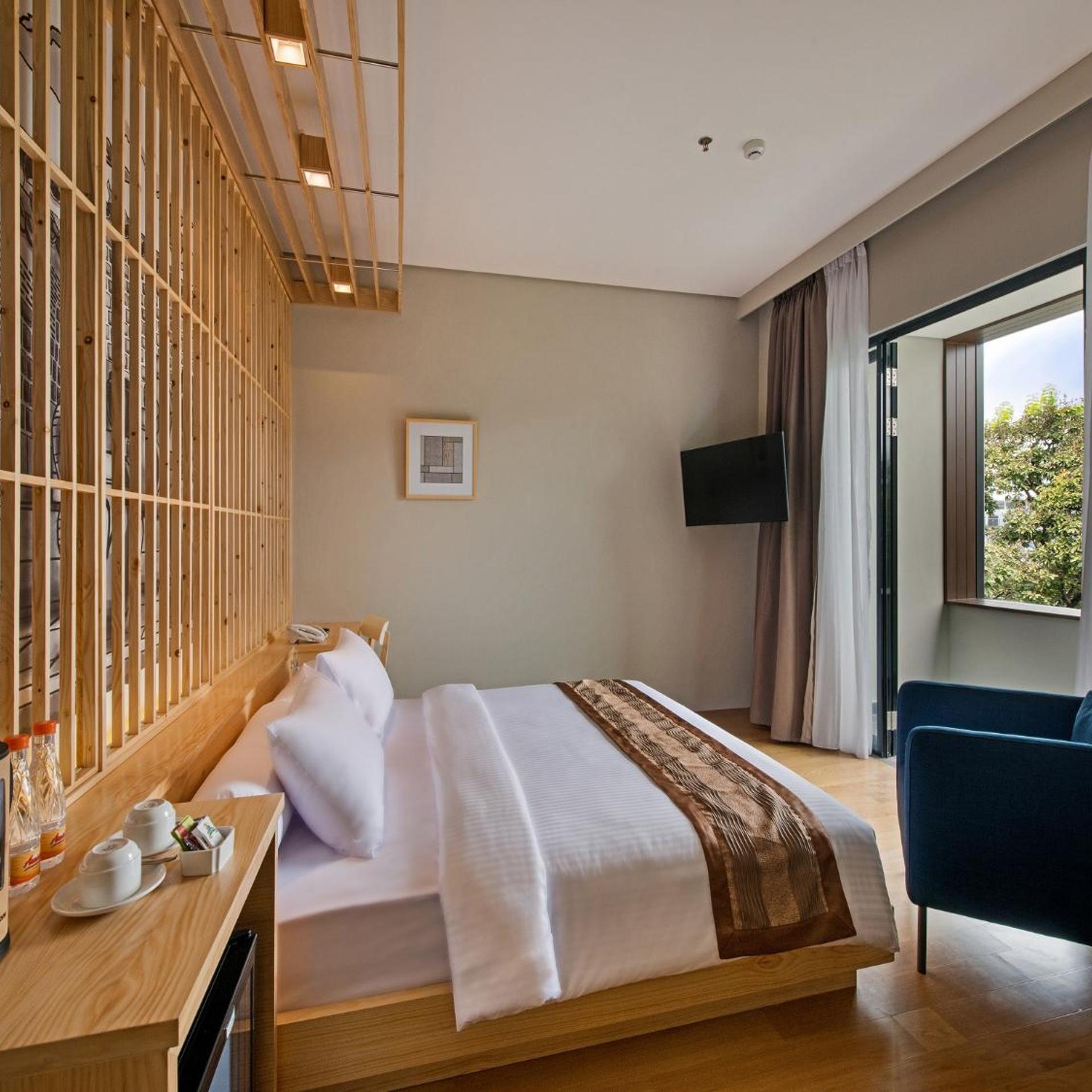 غرفة ديلوكس بسرير مزدوج بشرفة، Tama Boutique Hotel 8/10