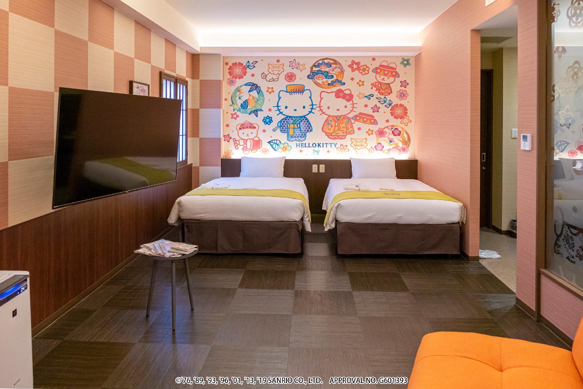 Hello Kitty, Theme, Deluxe, 2 Semi Double Beds