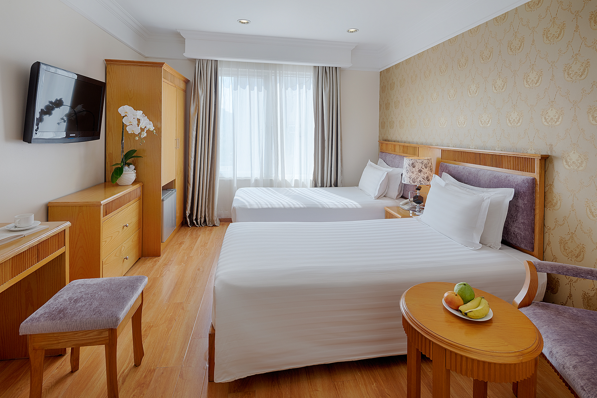 غرفة ديلوكس بسرير مزدوج أو سريرين منفصلين، Silverland Ben Thanh Hotel 7/9