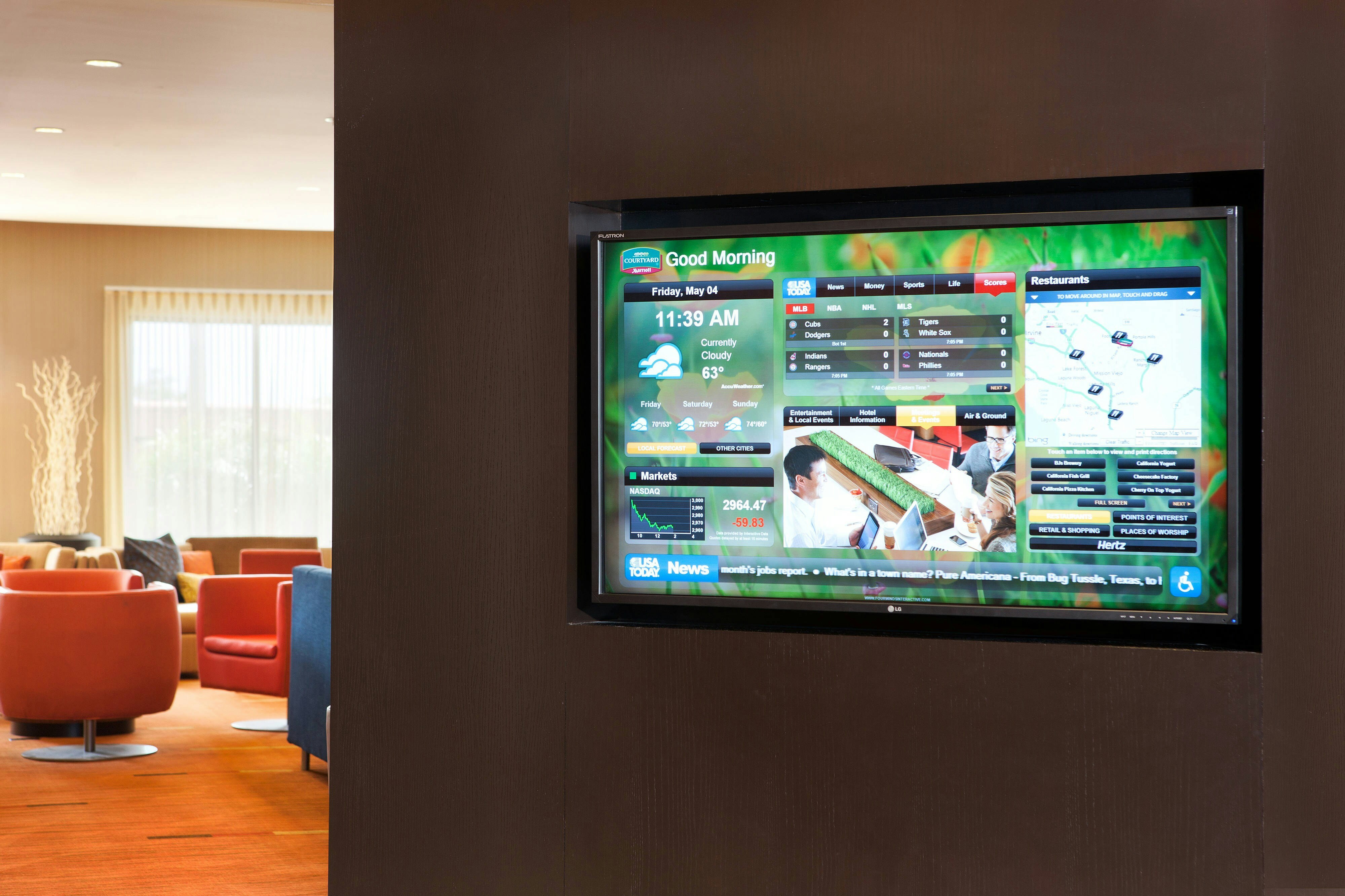 Lobby at Courtyard By Marriott Foothill Ranch Irvine East, FOOTHILL RANCH - CA