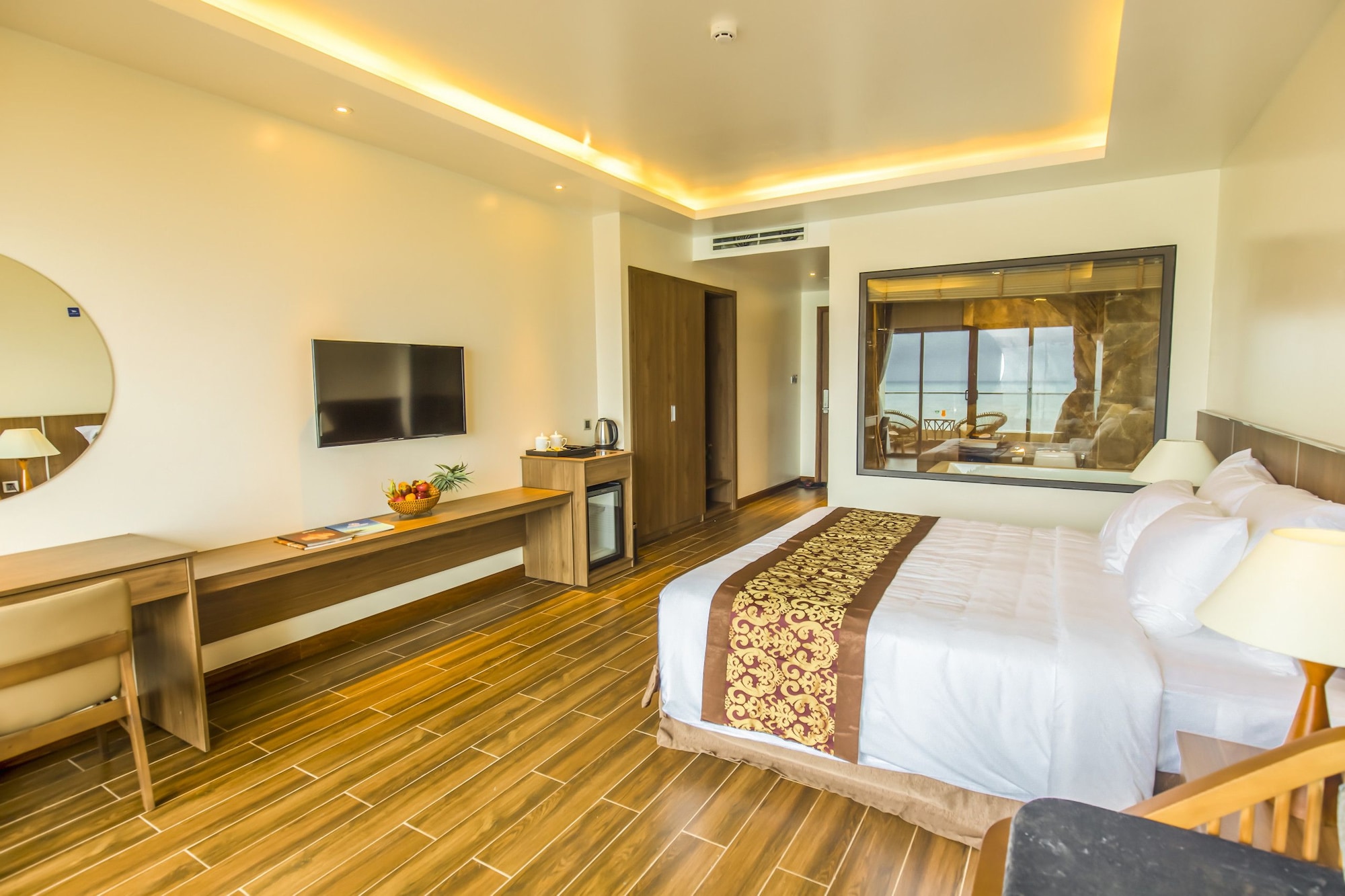 DELUXE, DOUBLE BED, SEA VIEW