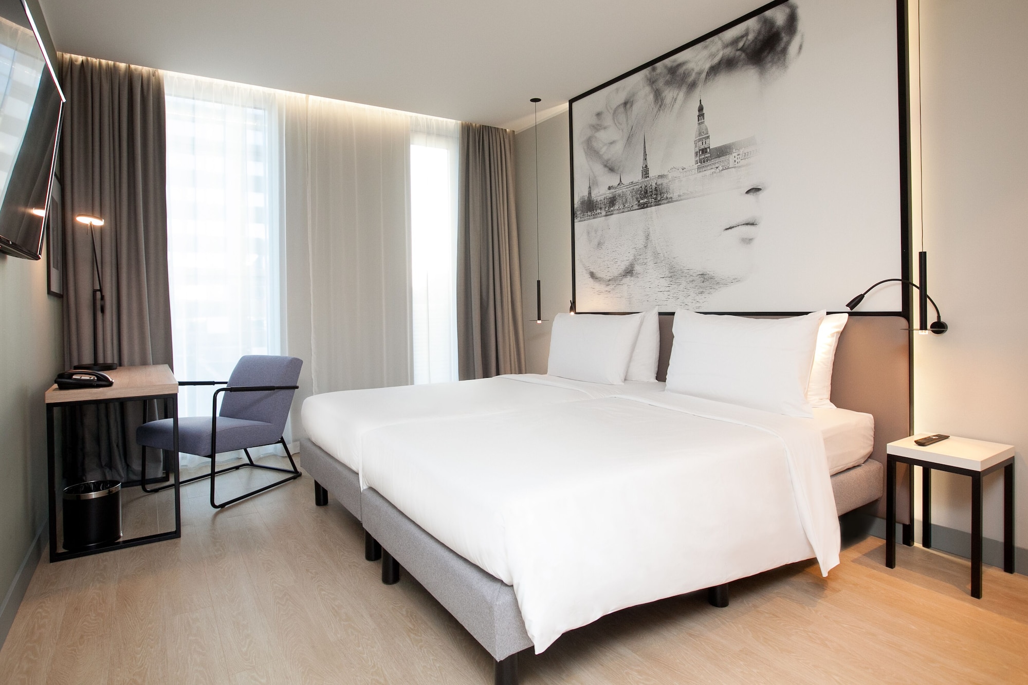 Standard, Twin Beds, Radisson Blu Latvija Conference and Spa Hotel, Riga 3/10