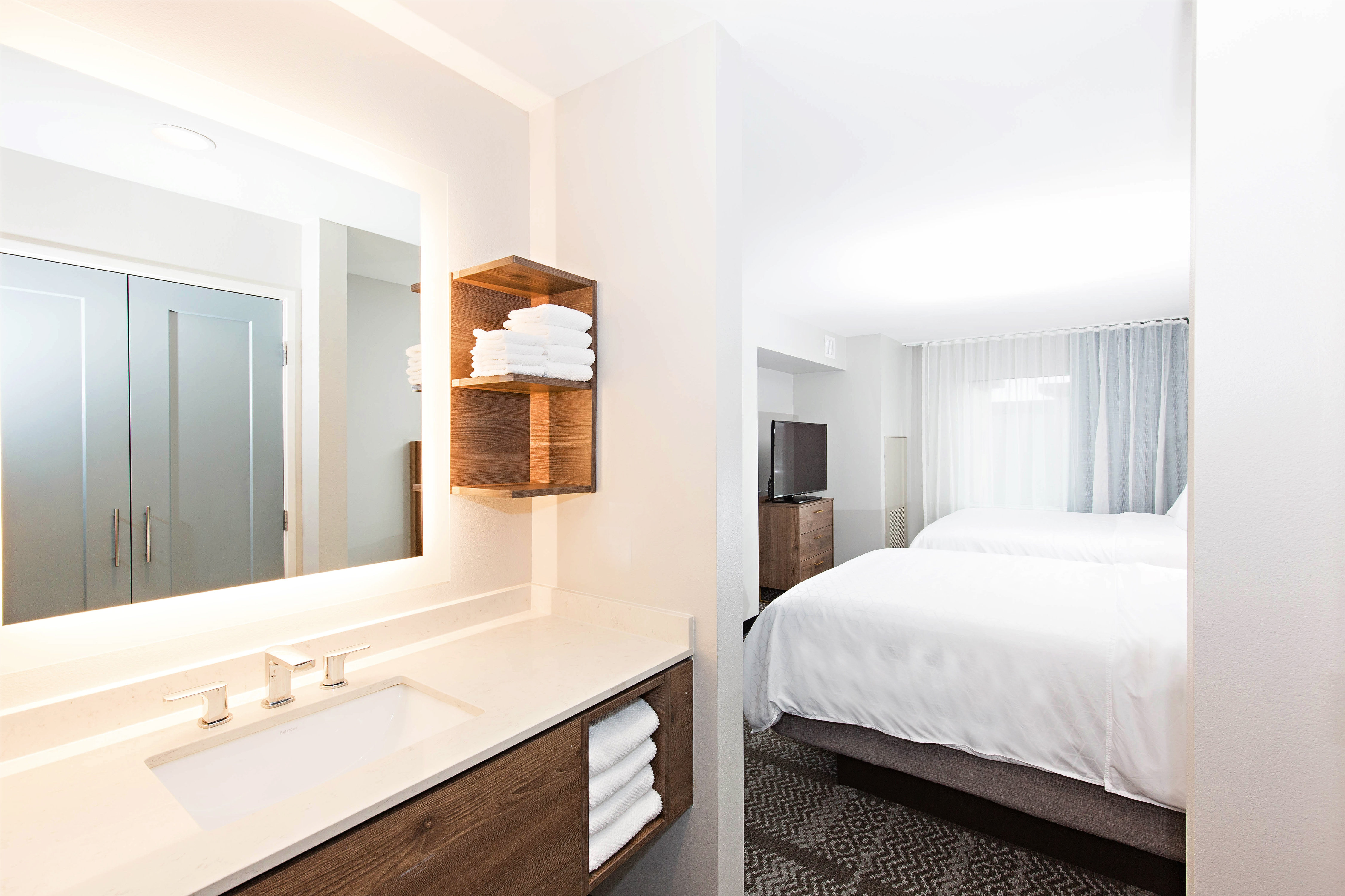 جناح بسريرين كوين بغرفة نوم واحدة، Staybridge Suites Denver North Thornton 3/3