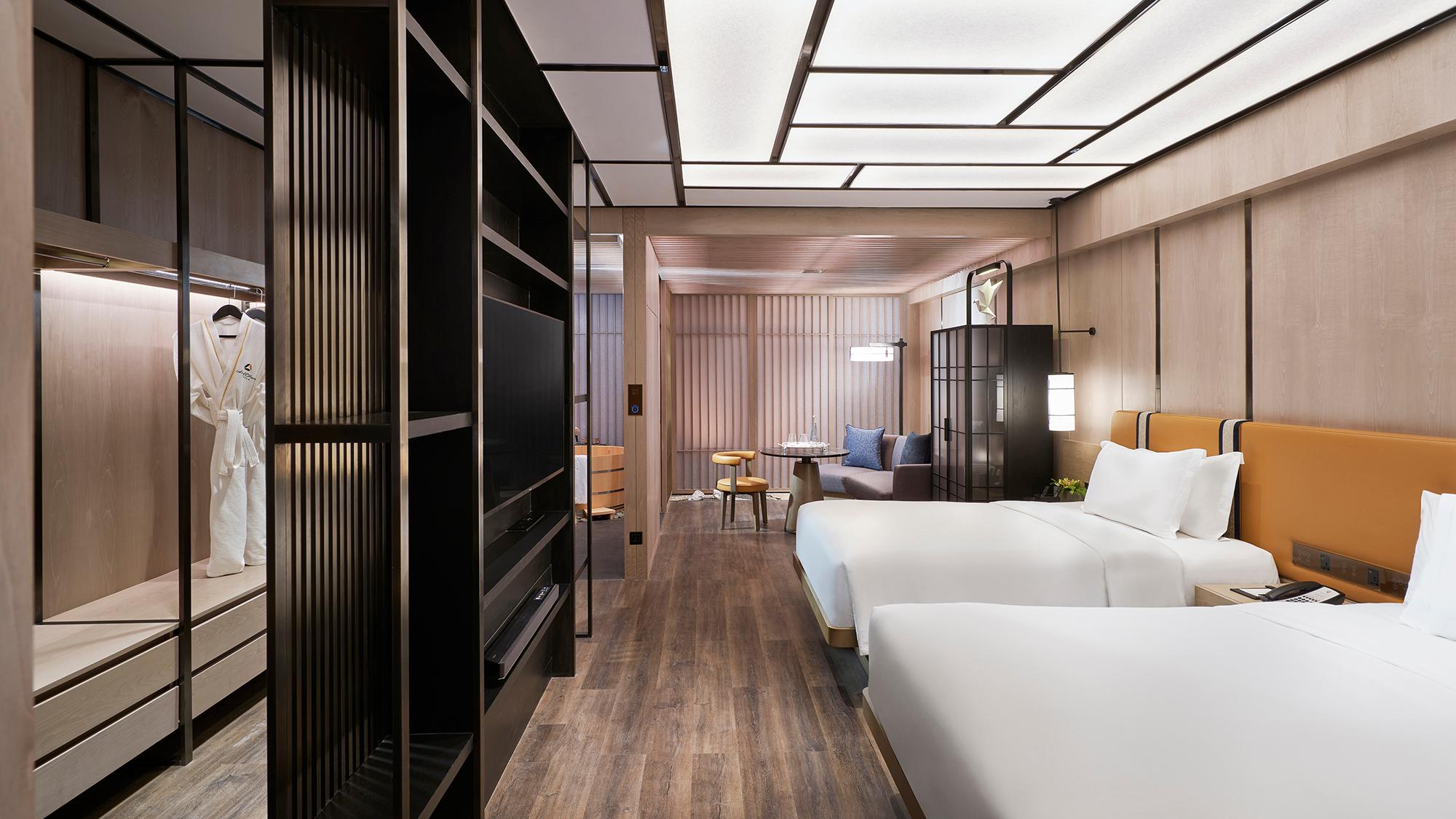 Hinoki Yu, 2 Double Beds
