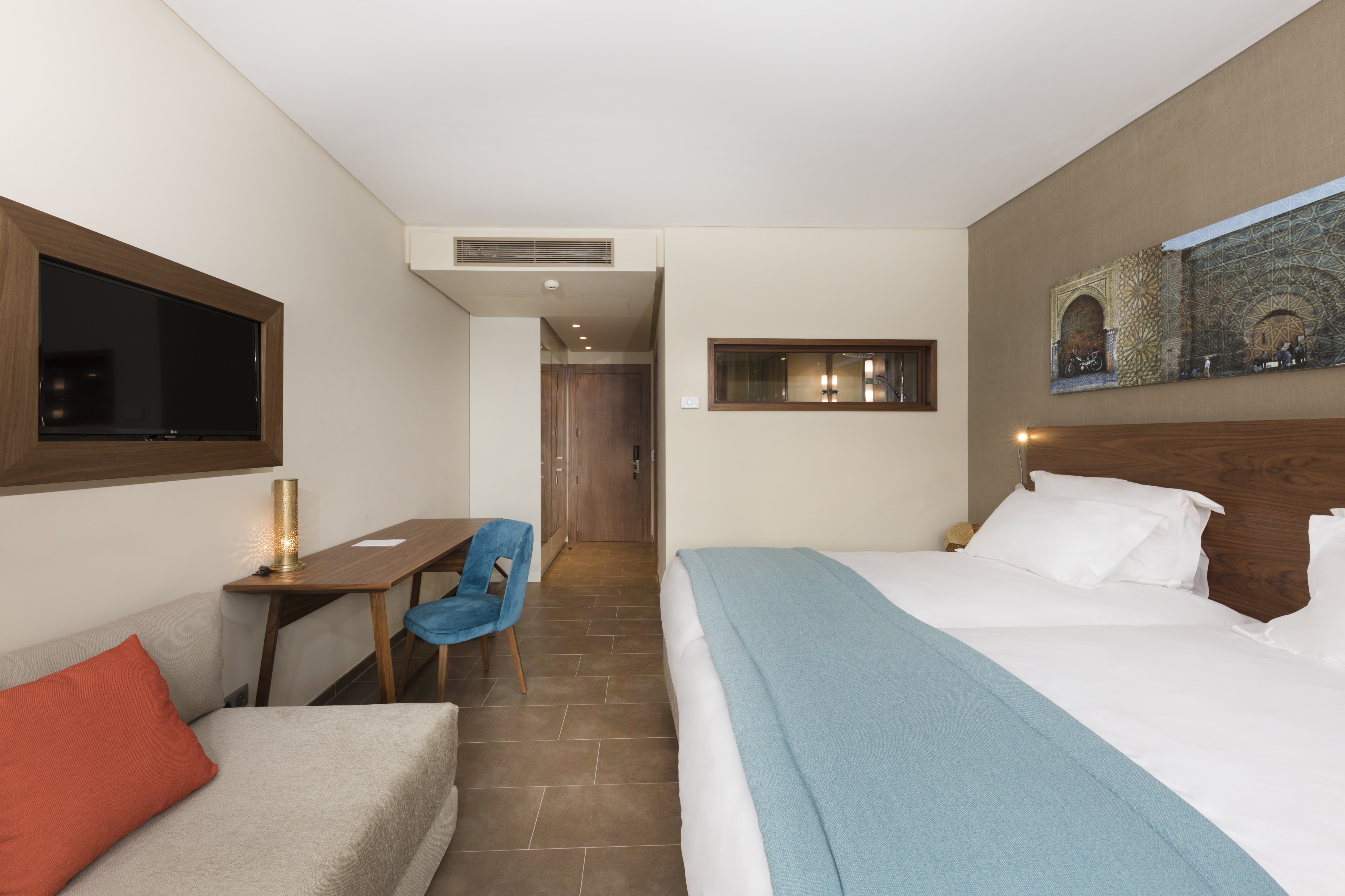 Room, Single, Double Bed, Pool View