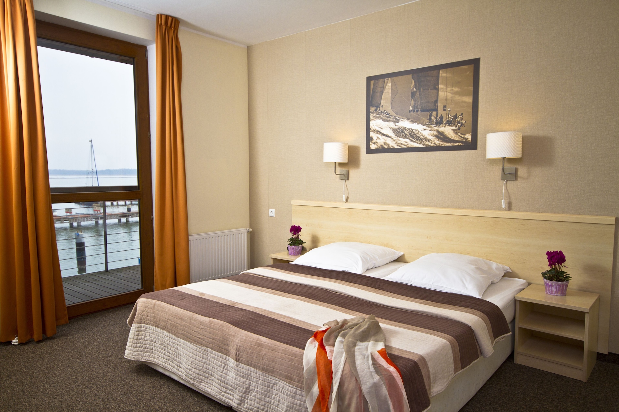 ROOM, DOUBLE BED, HARBOUR VIEW, BALCONY