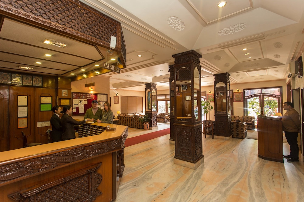 Lobby at Hotel Marshyangdi, KATHMANDU