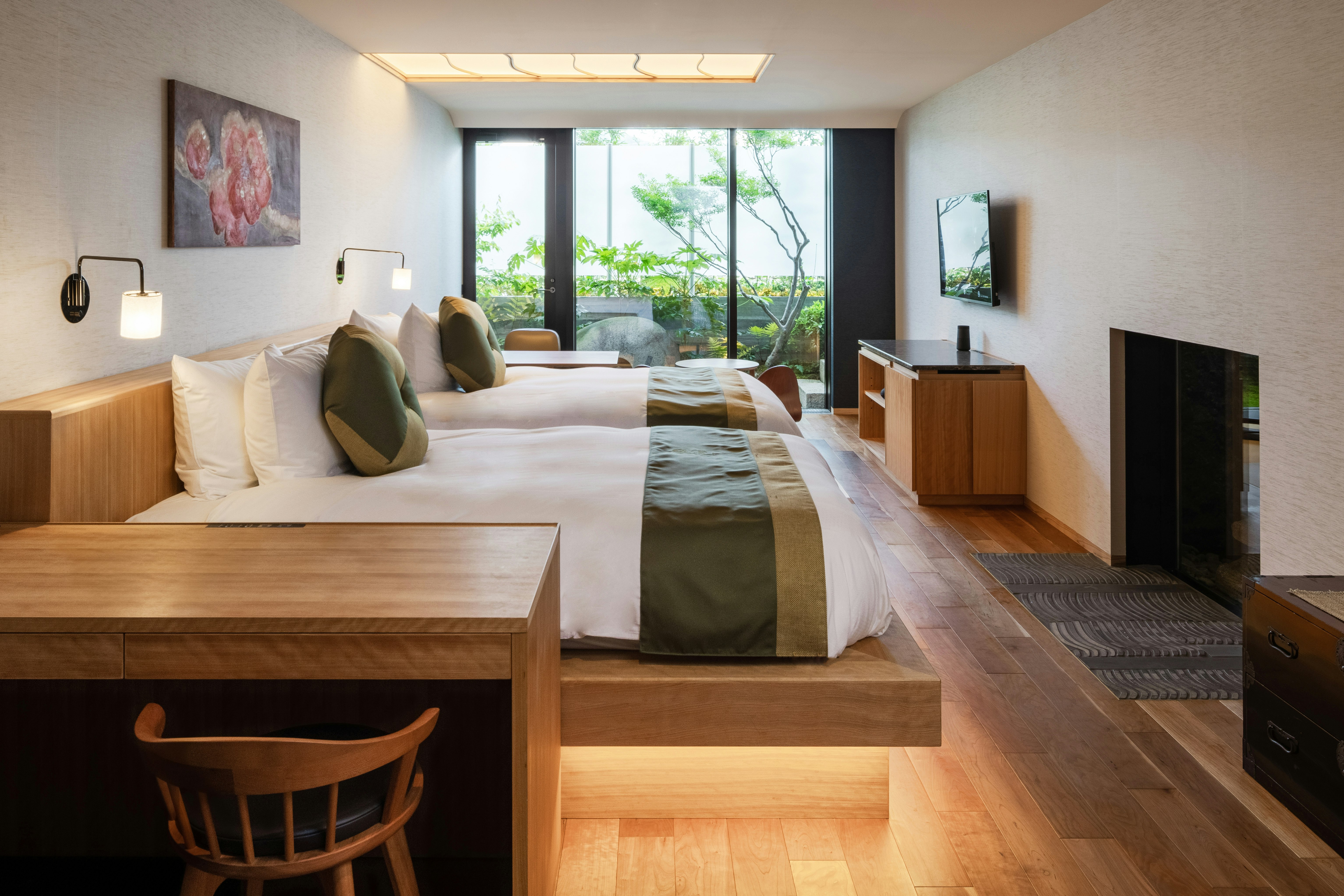 Garden, Premium, Double Bed