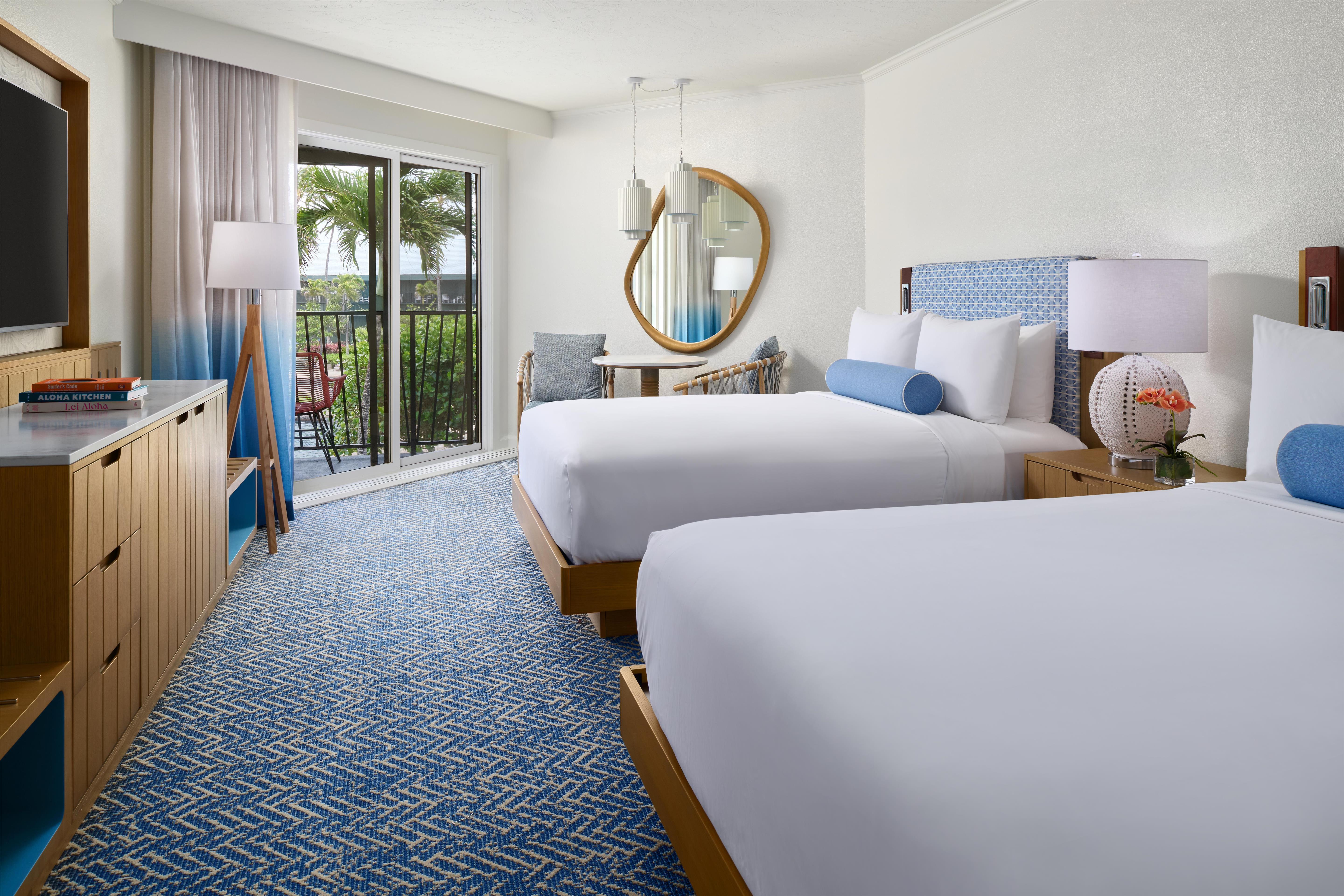 Signature, 2 Queen Beds, Pool and Ocean View, Accessible