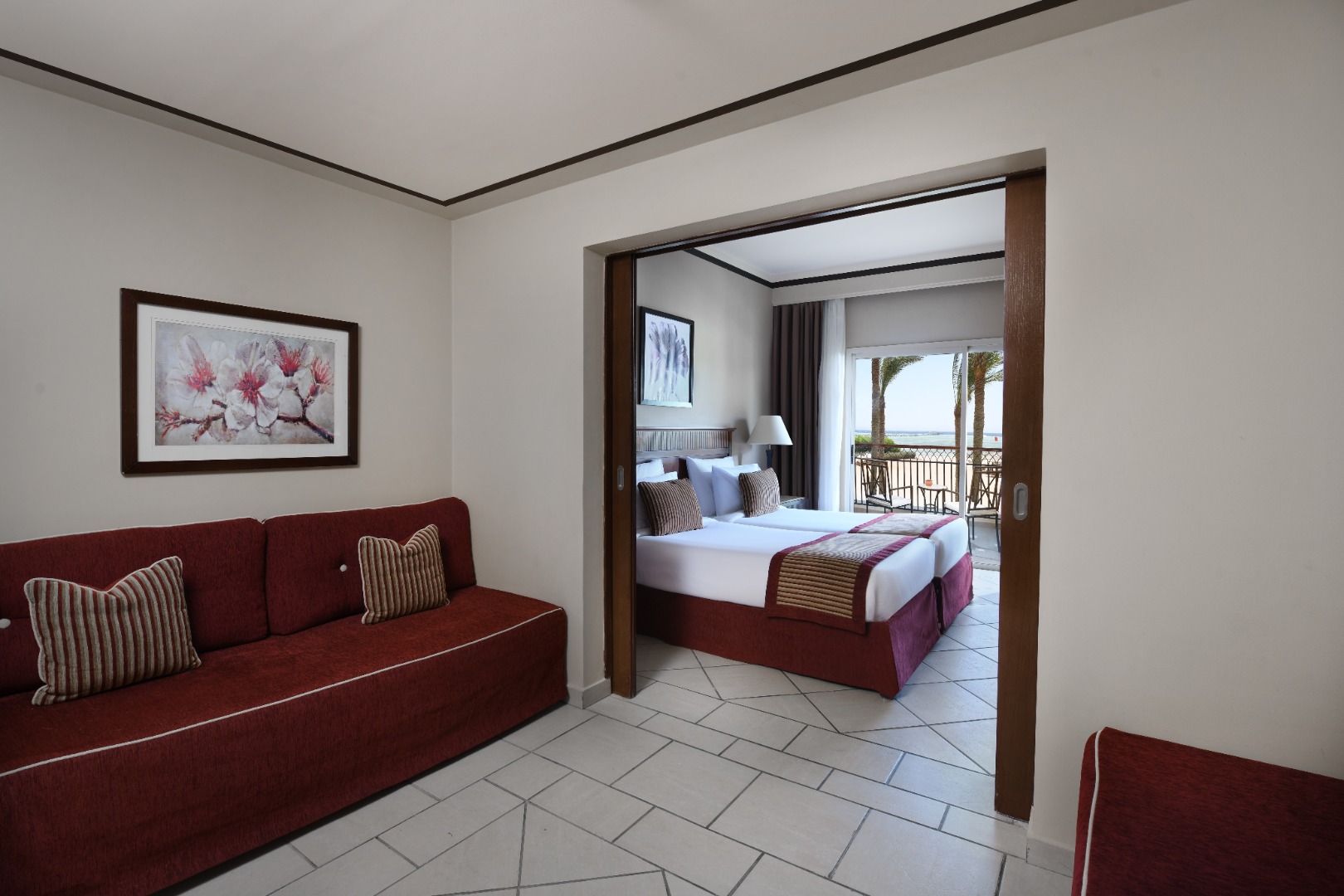 Jaz Mirabel Beach, Deluxe, Double or Twin Bed, Side Sea View