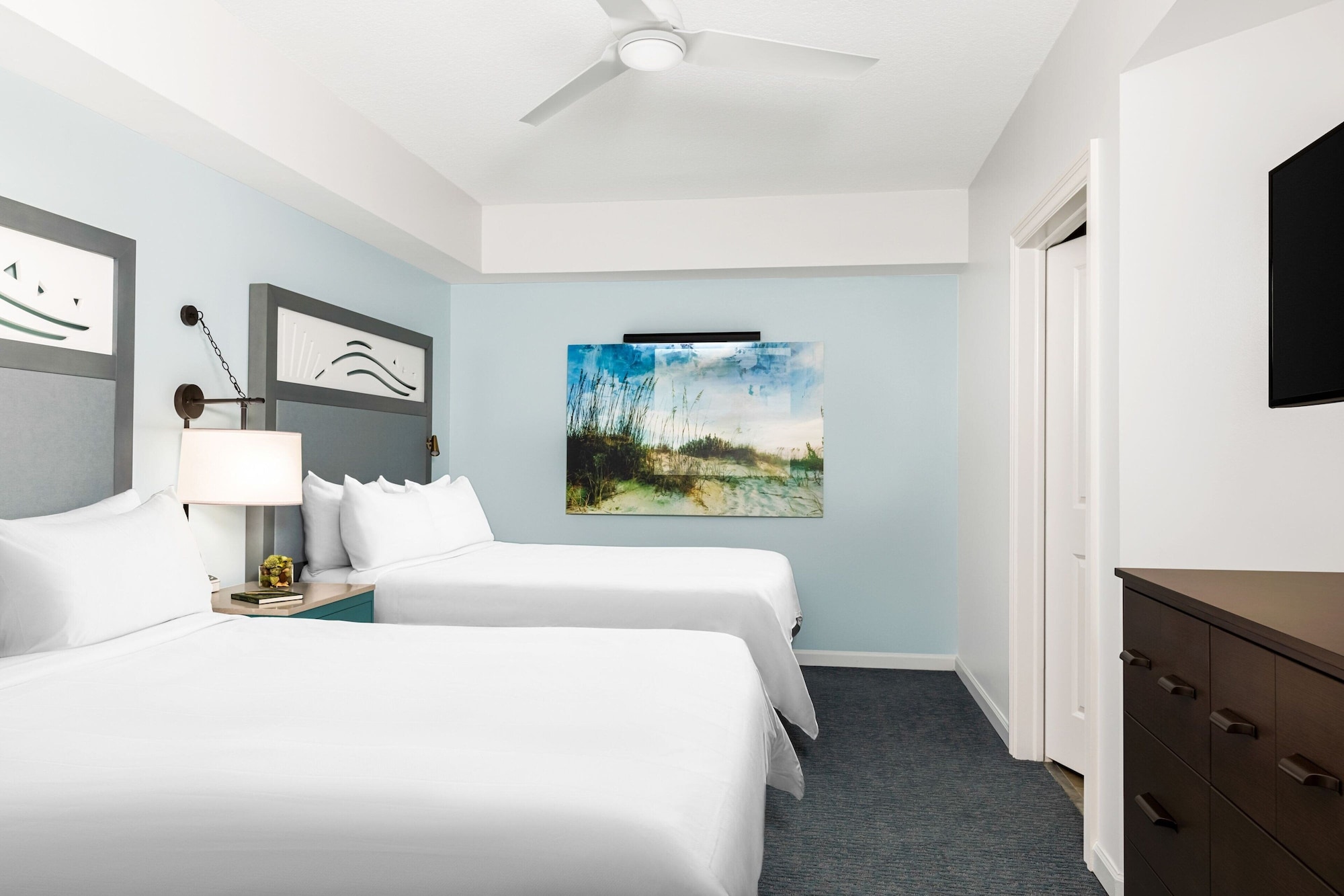 فيلا بسريرين مزدوجين بإطلالة على الفناء بشرفة بـ3 غرف نوم، Marriott S Surfwatch 3/6