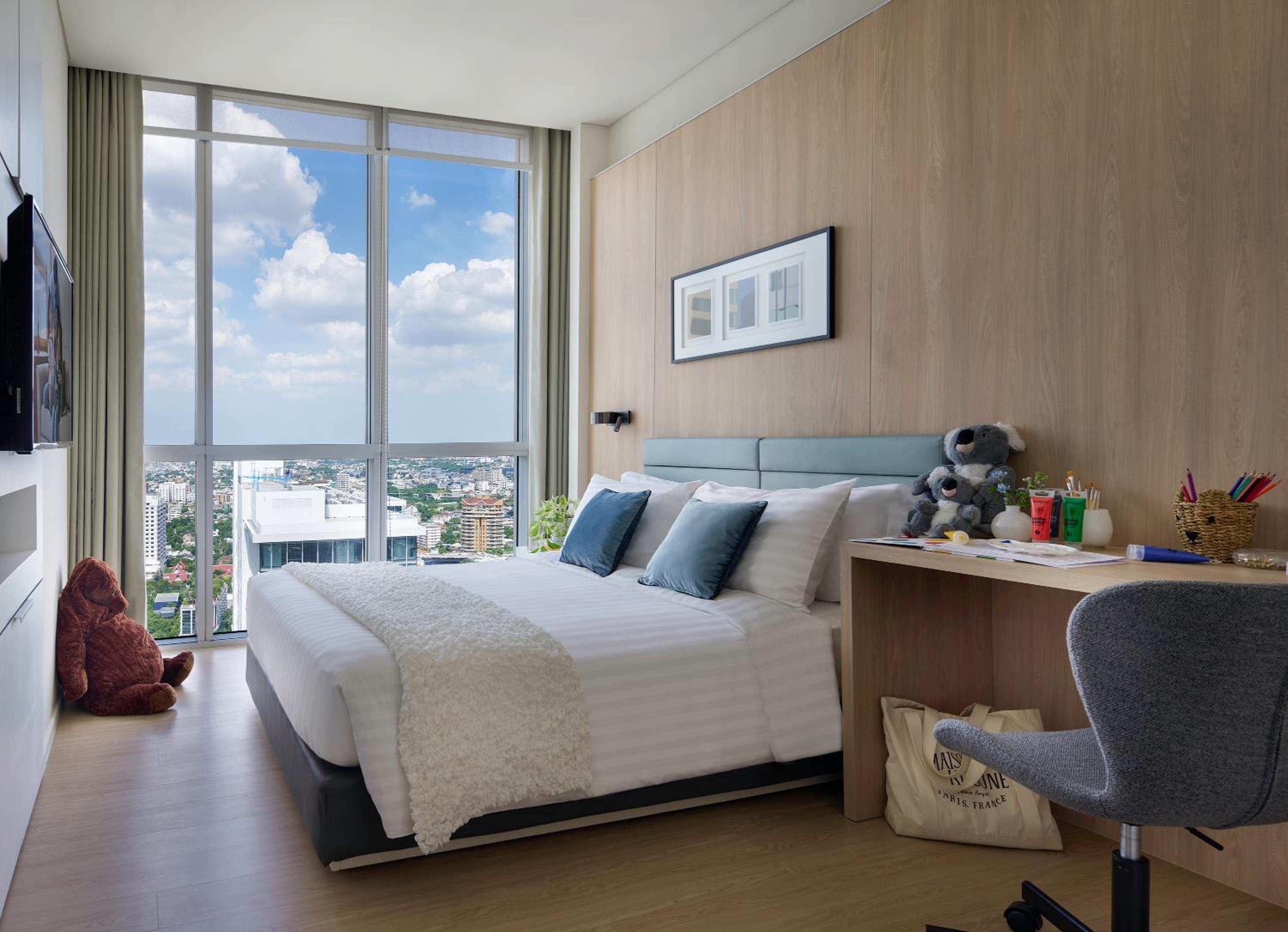 غرفة تنفيذية بسرير كينج بغرفتي نوم، Somerset Sukhumvit Thonglor 4/7