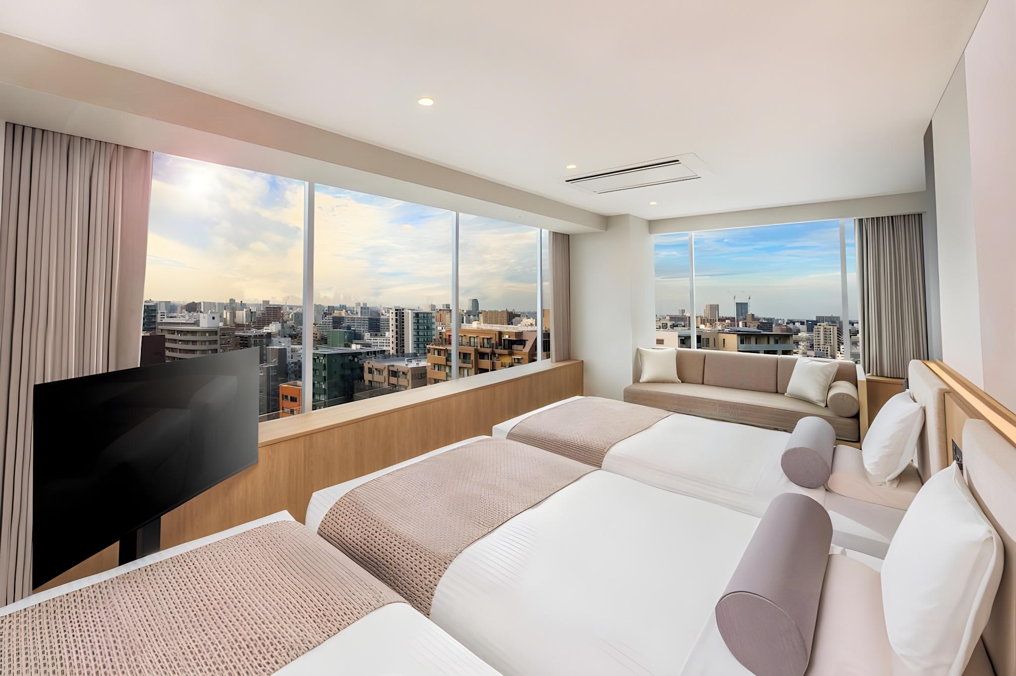 Room, Triple, Sky View, No Cleaning Services