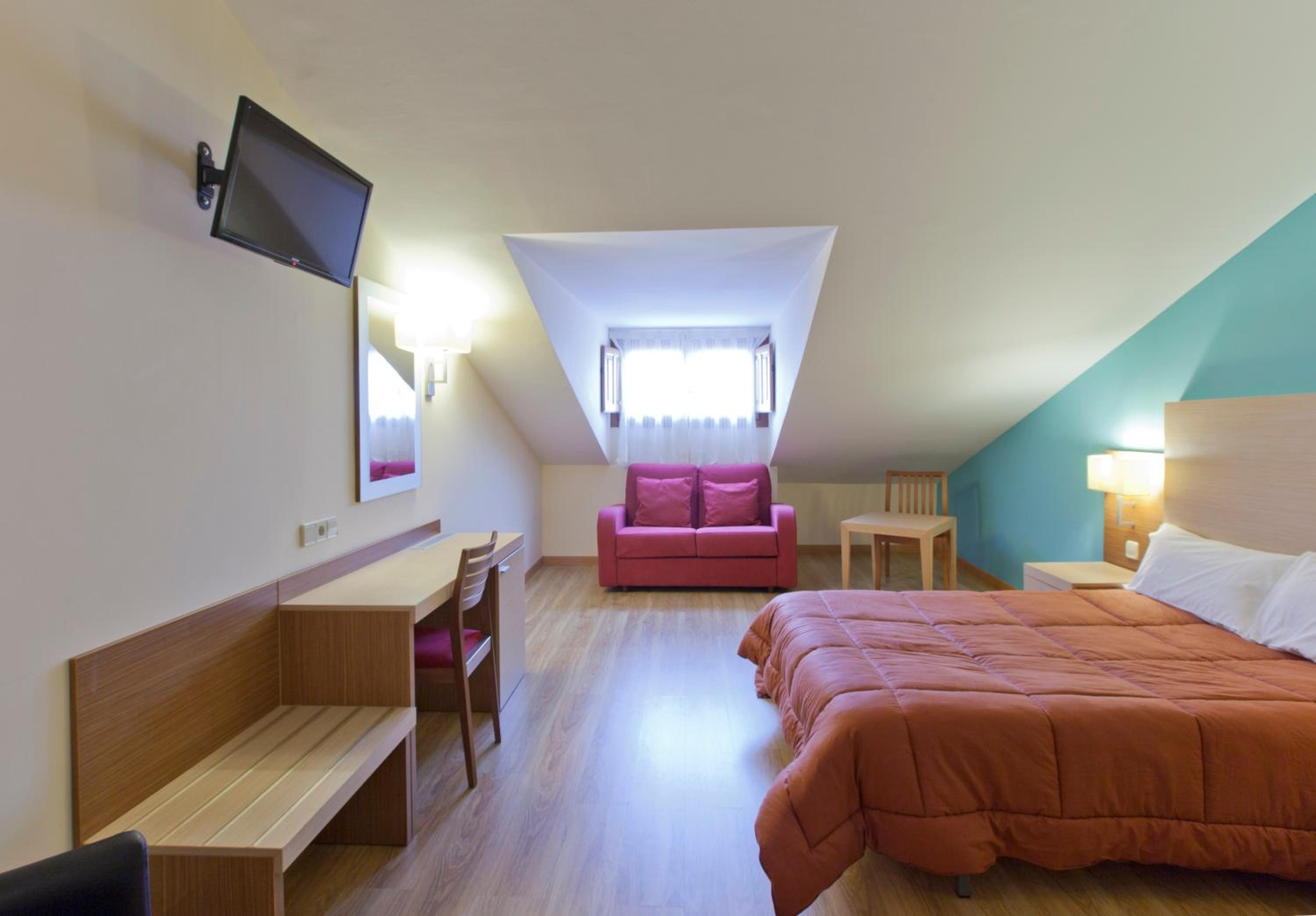 Room, 1 Double and 1 Single Bed, Two Extra Beds, Sofa