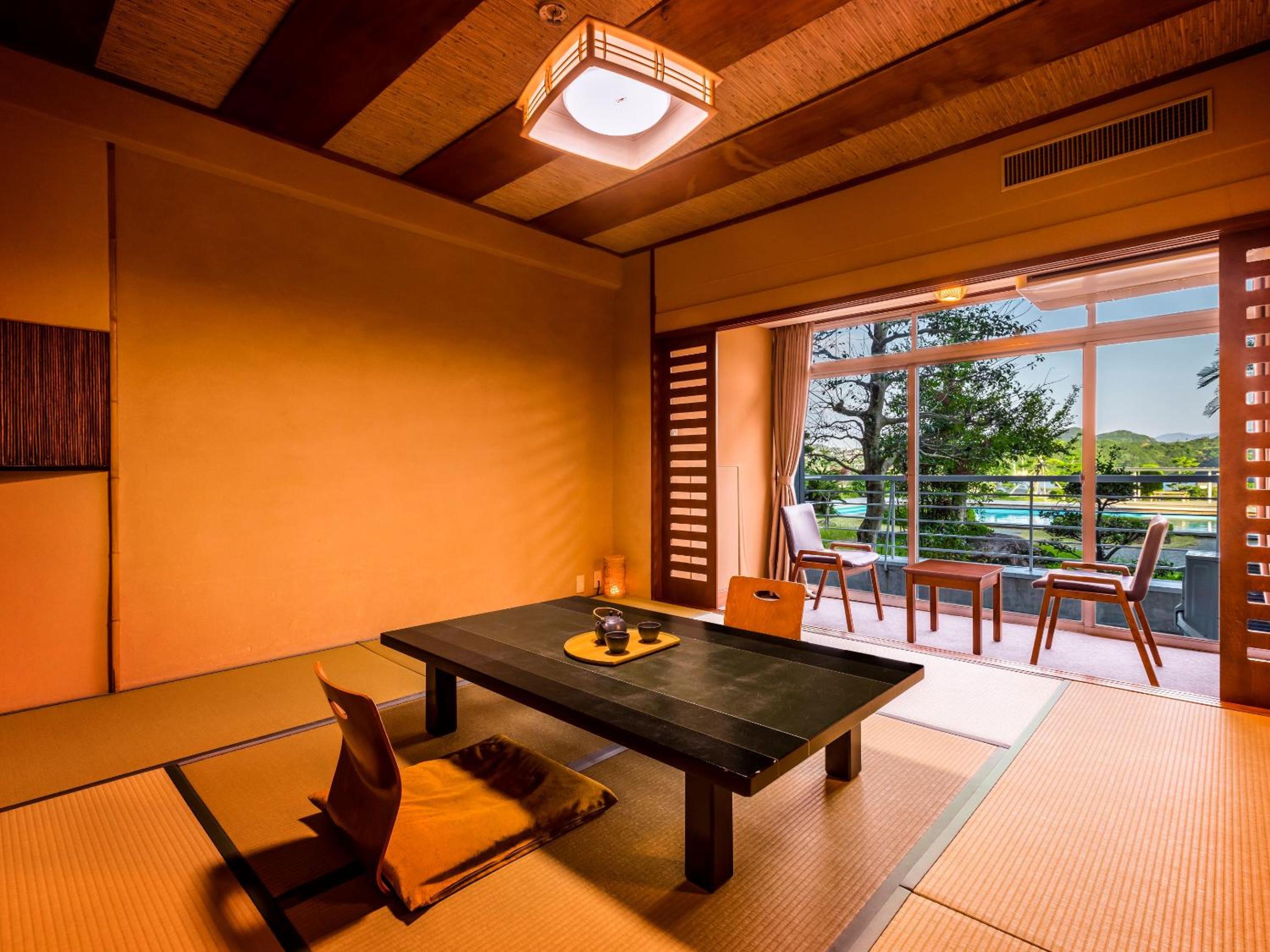 Inner, Japanese, 2 Rooms, Superior, Pool Side, Inner Bathtub