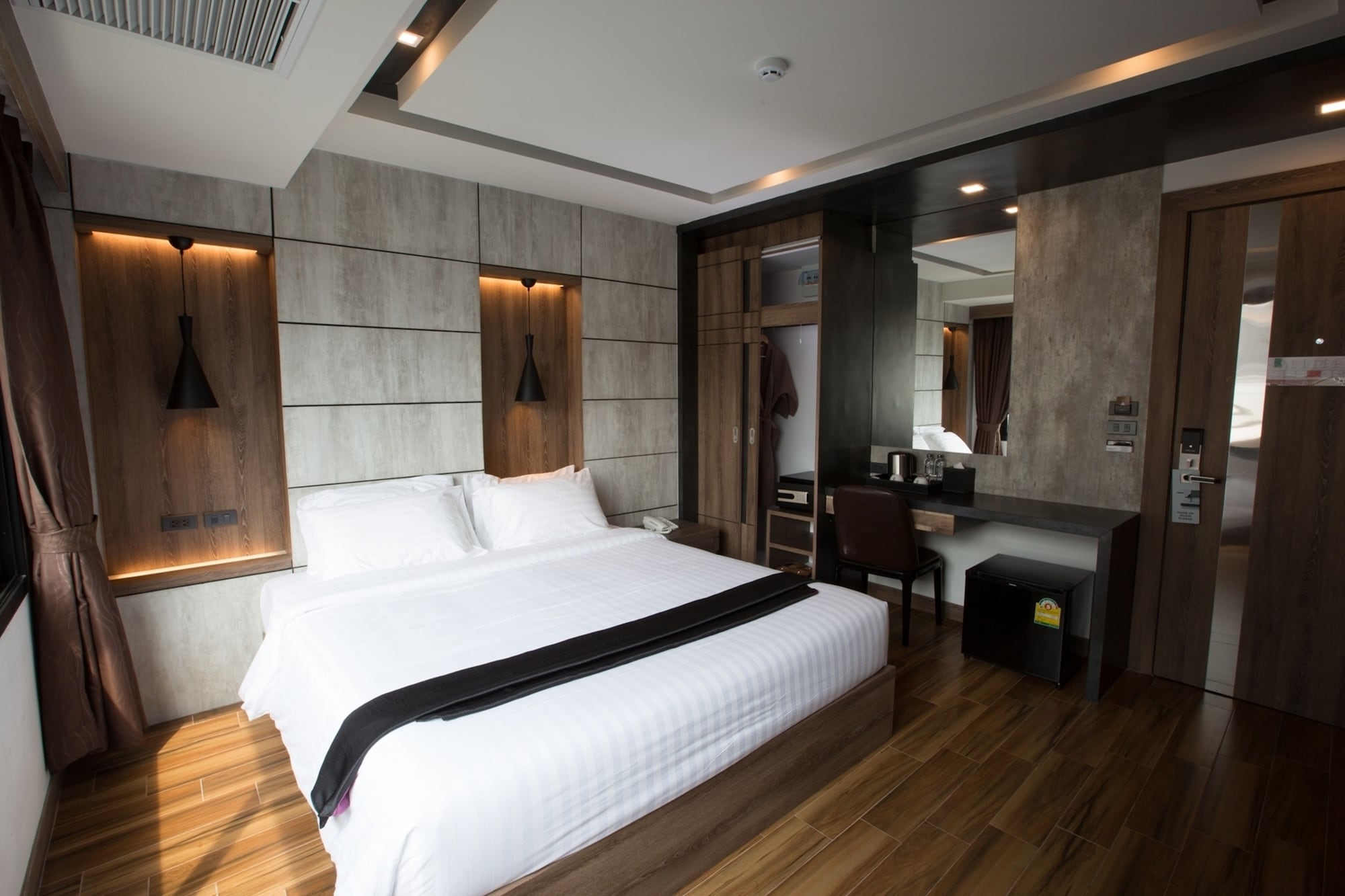 غرفة ديلوكس بسرير مزدوج، Acqua Hotel Pattaya 10/10