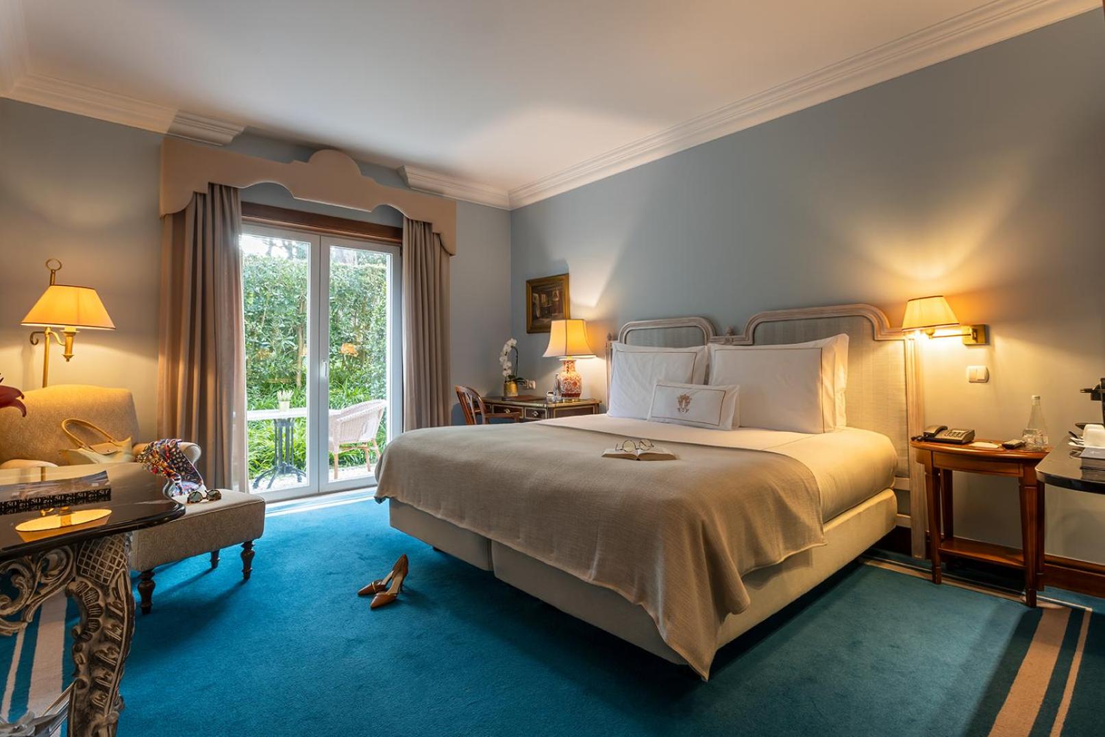 غرفة بسرير مزدوج بإطلالة على الحديقة مع سرير إضافي، Pestana Palace Lisboa 3/8