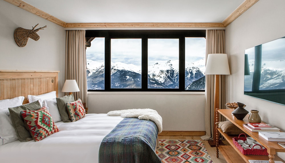 غرفة ديلوكس بسريرين منفصلين، ALPES HOTEL PRALONG 2/7