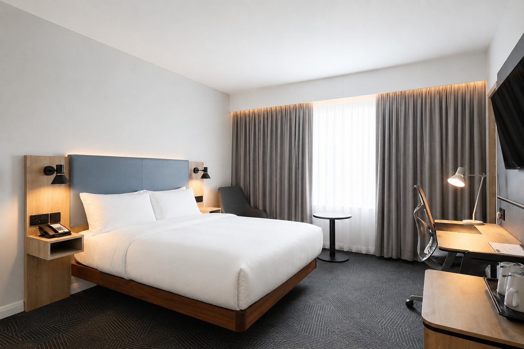 غرفة بريميوم بسرير كوين