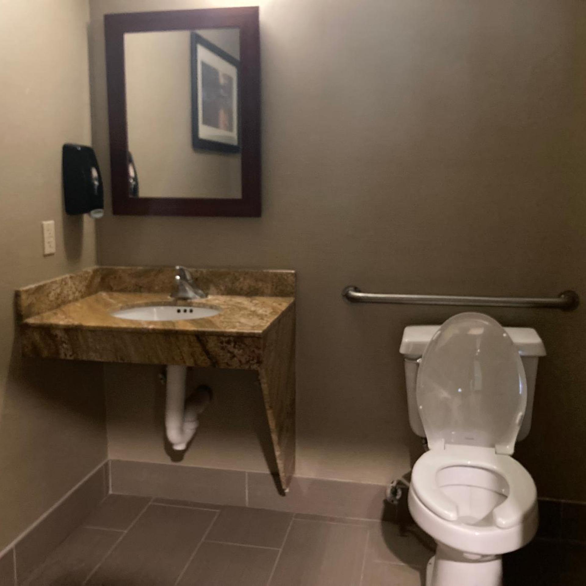 غرفة بسرير كينج بحوض استحمام لذوي الإعاقة، Comfort Inn Wings Stadium 9/10