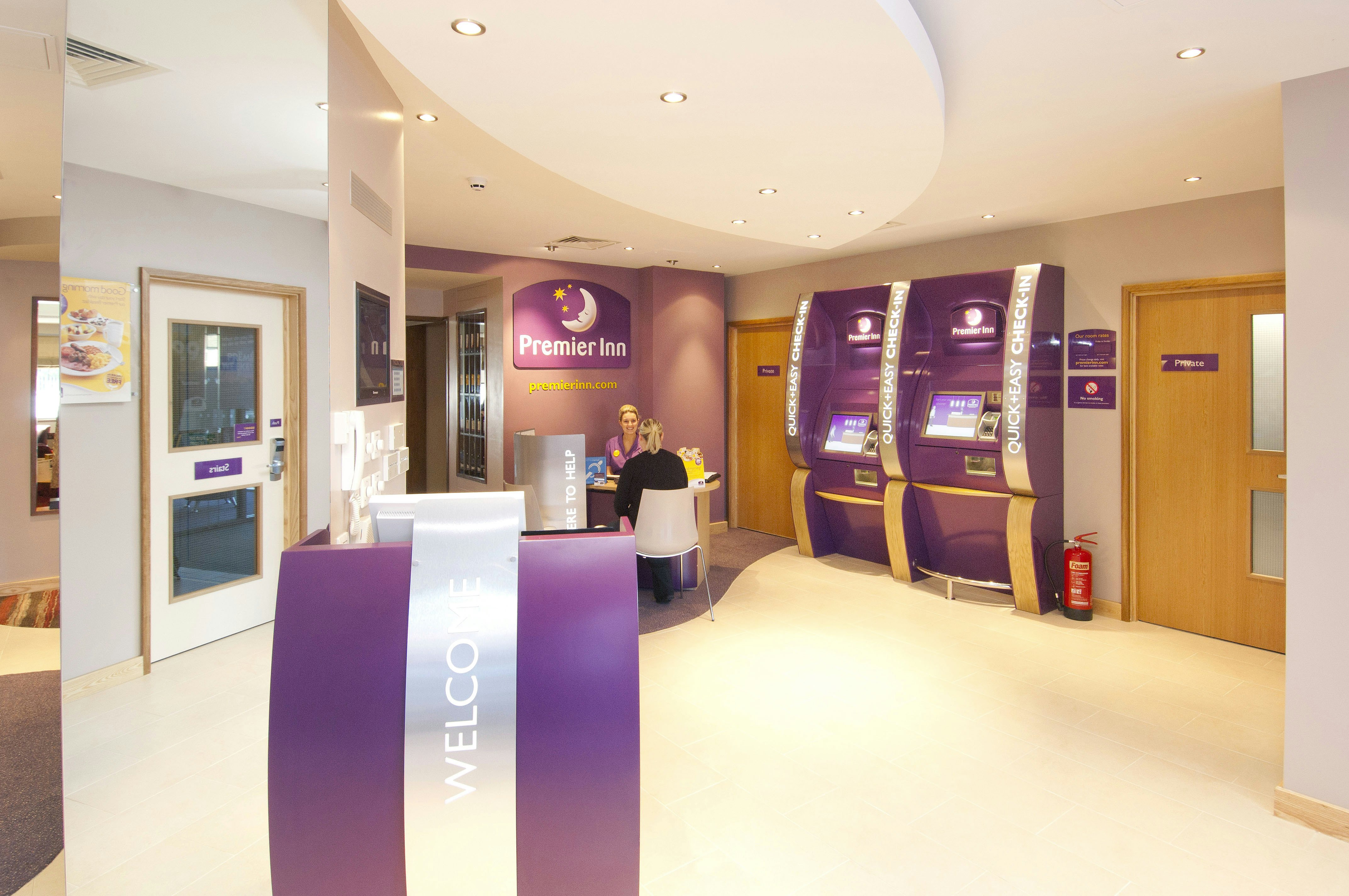Lobby at Premier Inn Liverpool John Lennon Airport, LIVERPOOL
