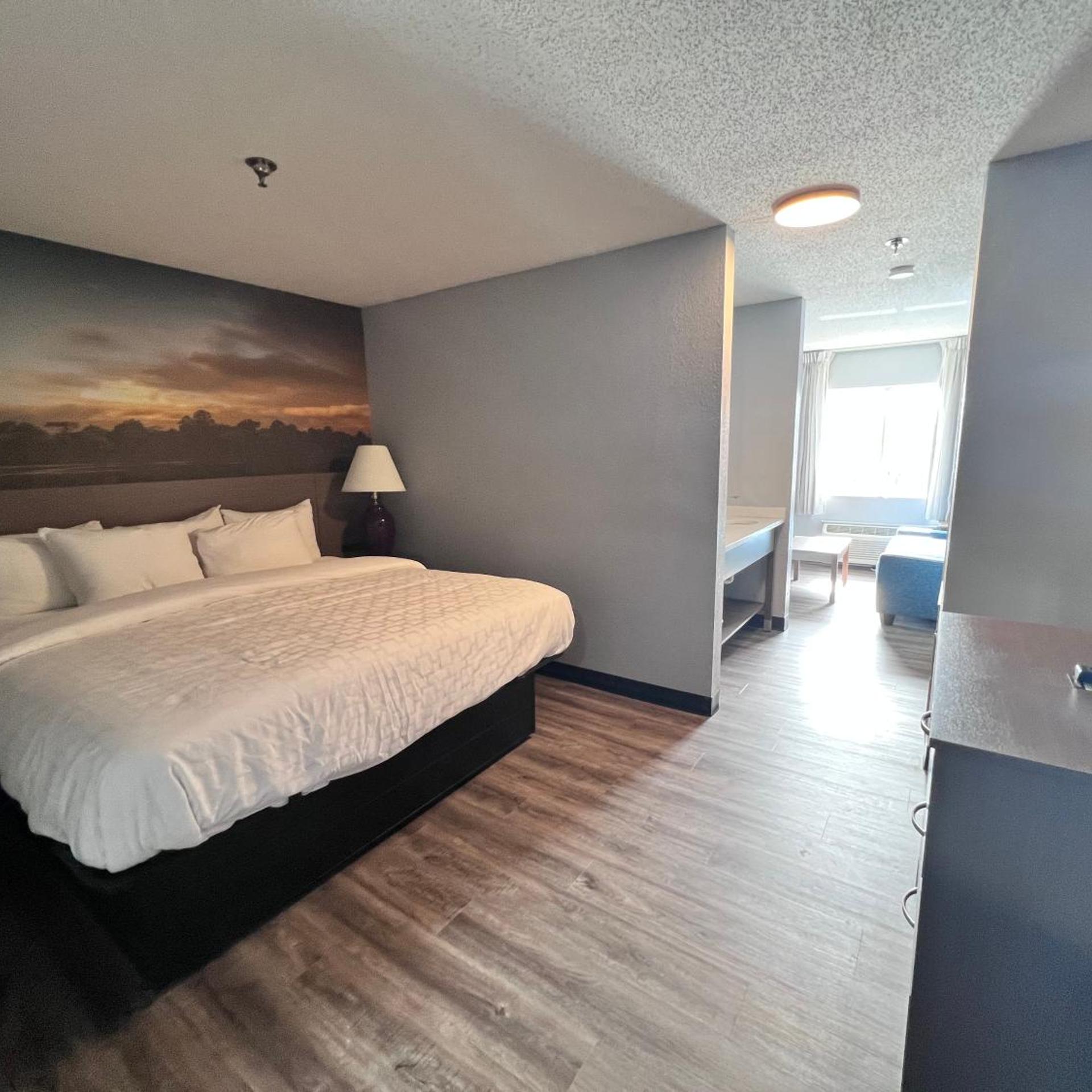 Suite, King Bed, Lake View, Sofa
