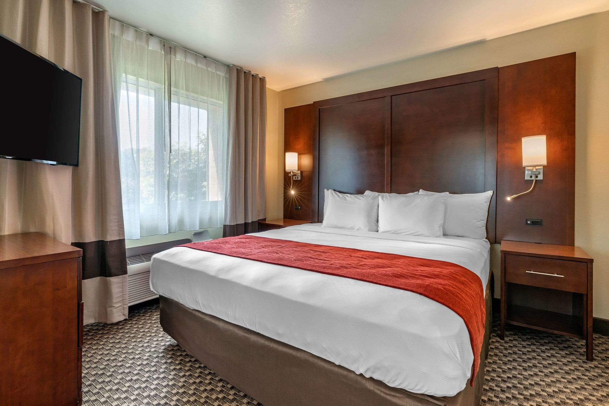 غرفة بسرير كينج لذوي الإعاقة، Comfort Inn Fairfield Napa Valley Area 3/7