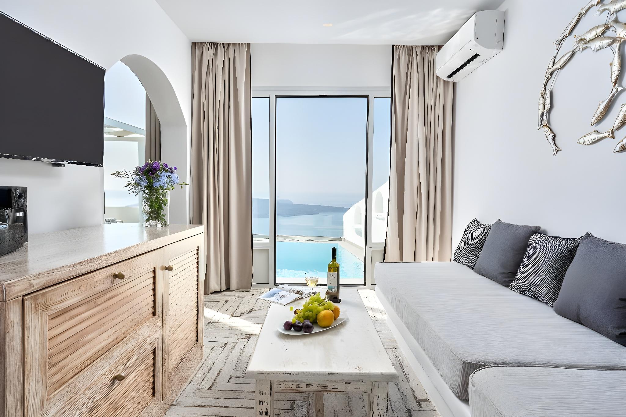 Sunset, Suite, Caldera View, Private Pool