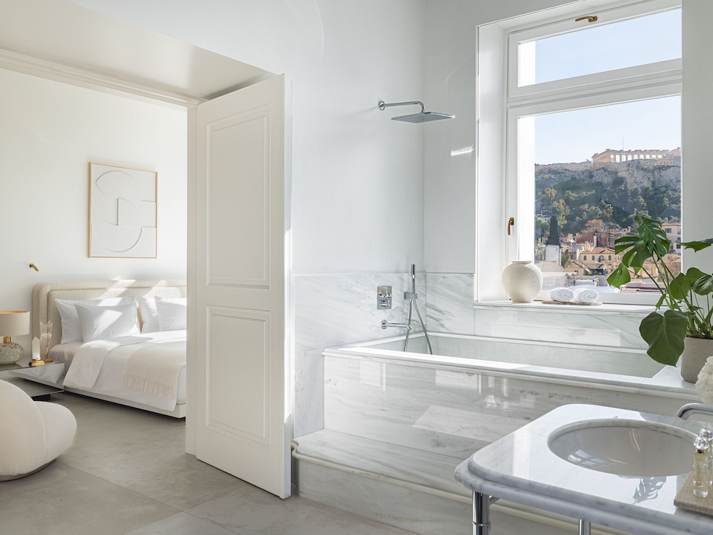 Junior Suite, Luxury, King Bed, Acropolis View