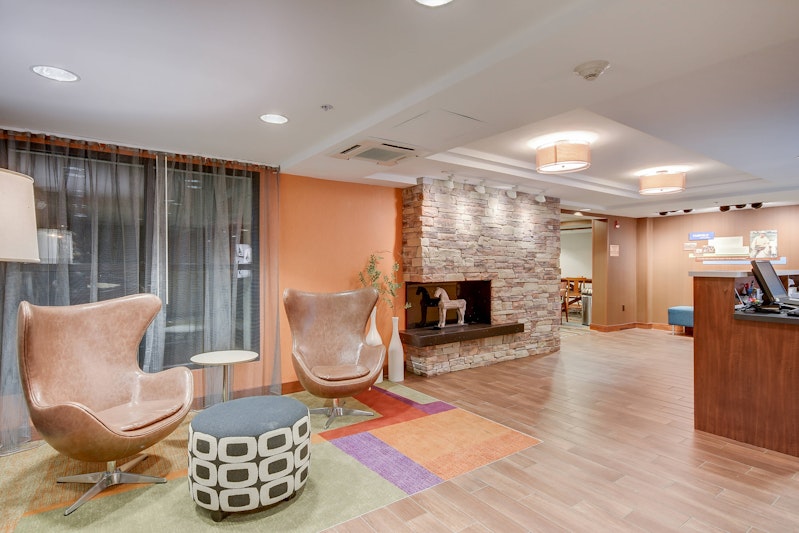 Lobby at Fairfield Inn By Marriott Boston Woburn Burlington, WOBURN - MA