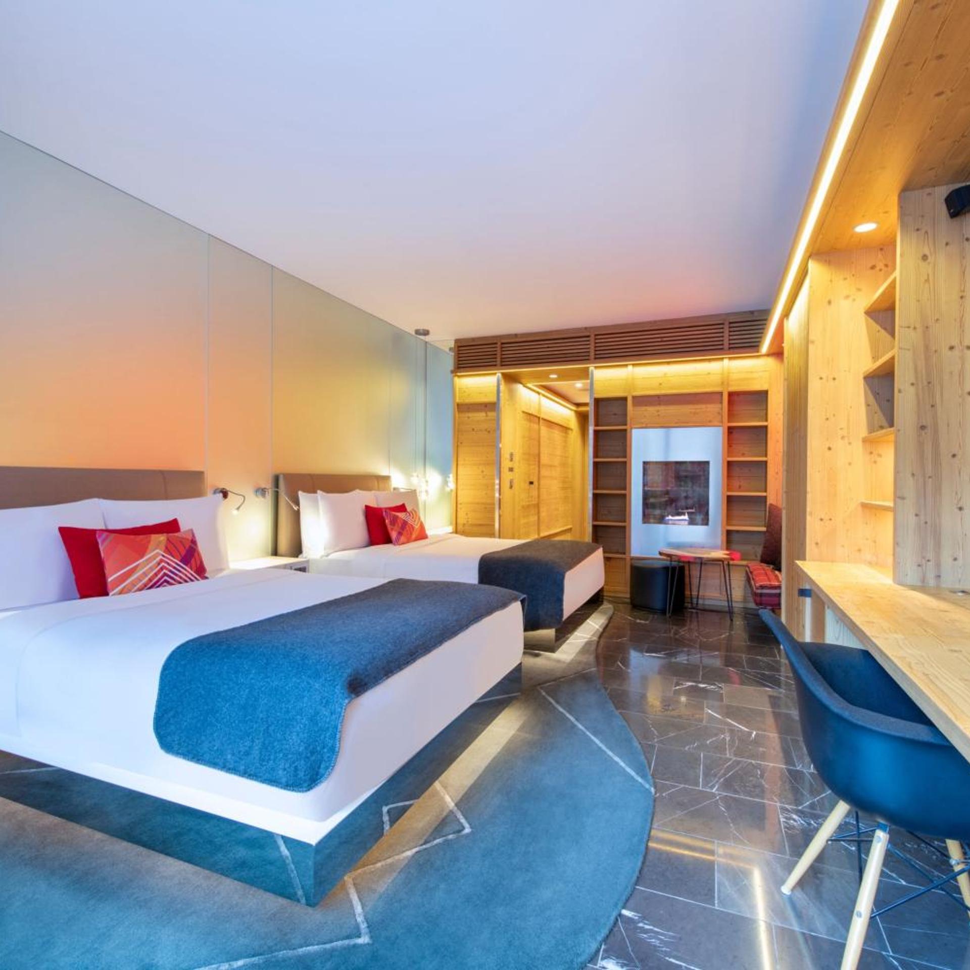 Cozy, Guest Room, 2 Double Beds, Balcony