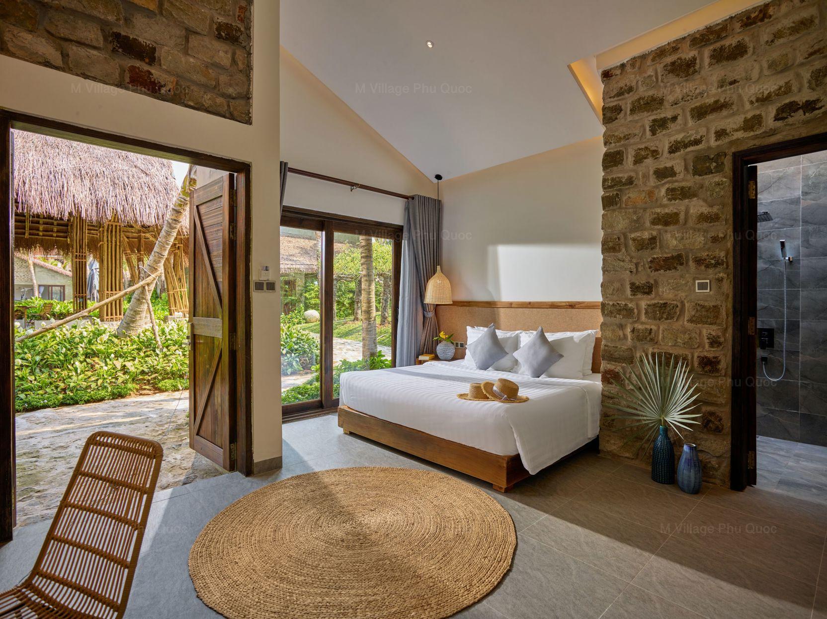 Garden, House, Double Bed